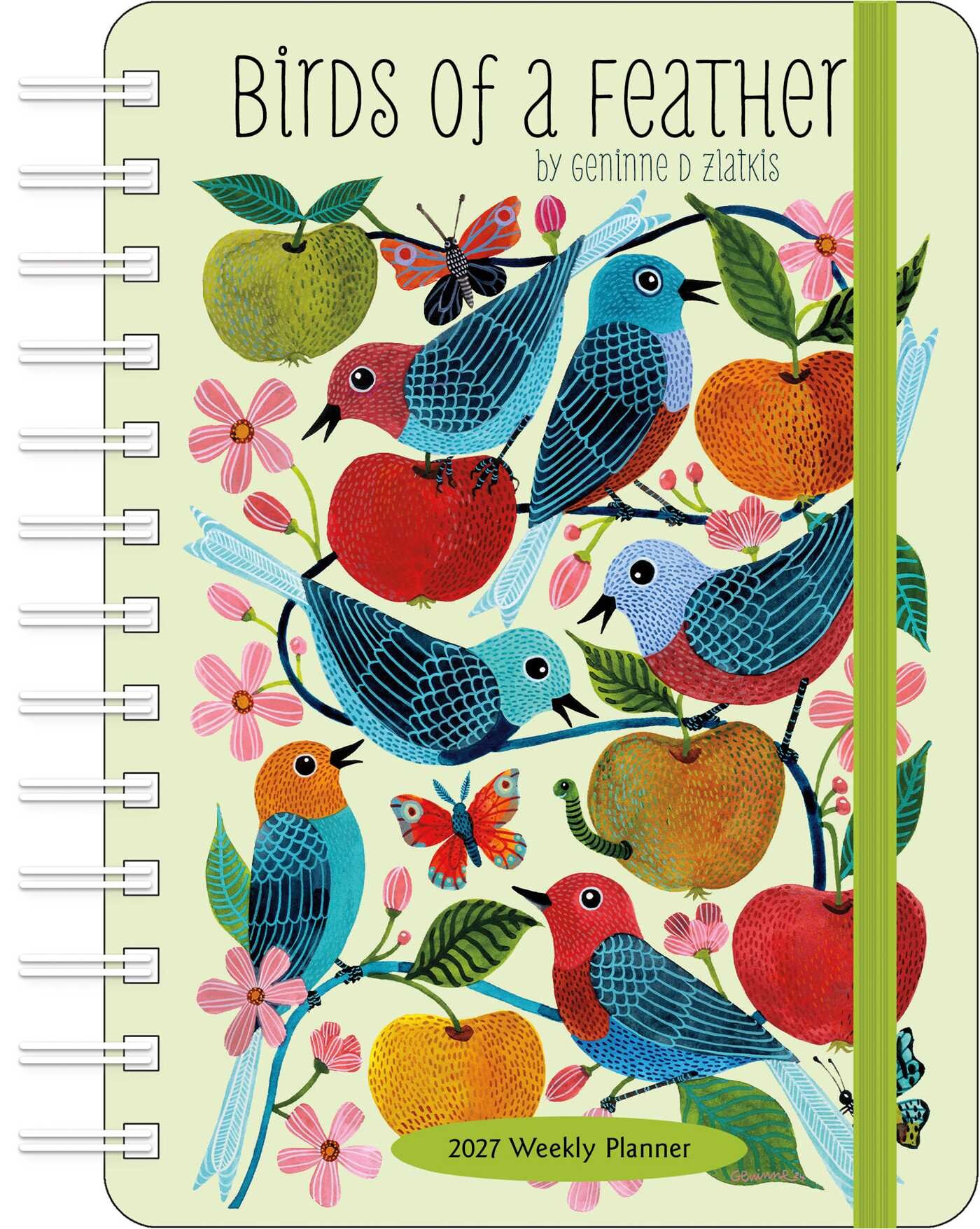 Birds of a Feather 2027 Weekly Planner Calendar