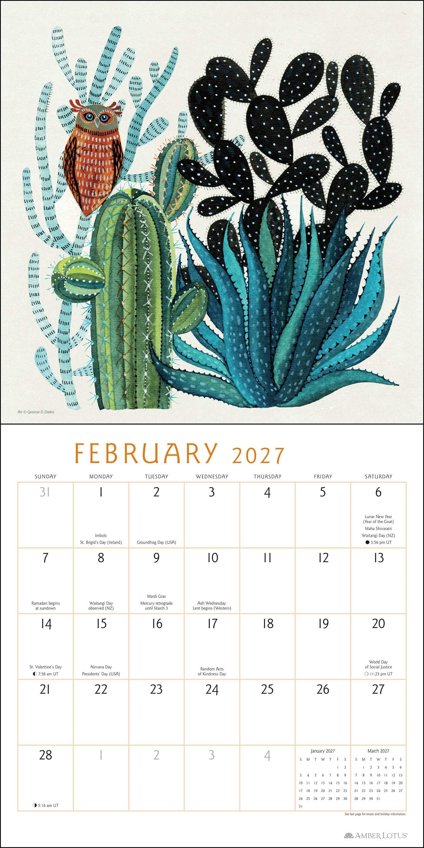 Feathered Friends 2027 Wall Calendar