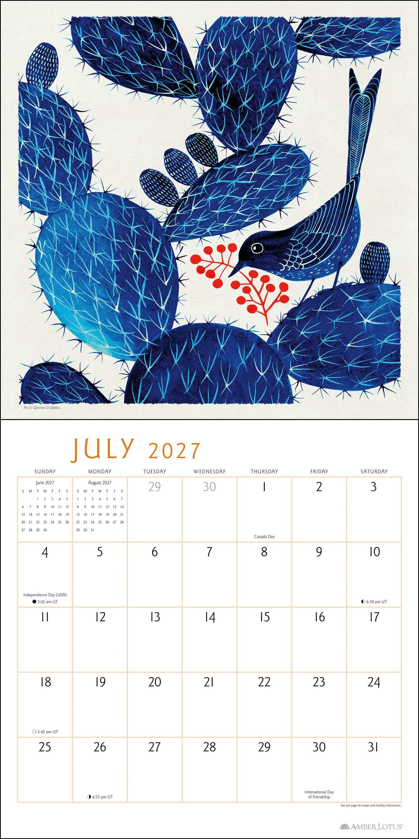 Feathered Friends 2027 Wall Calendar