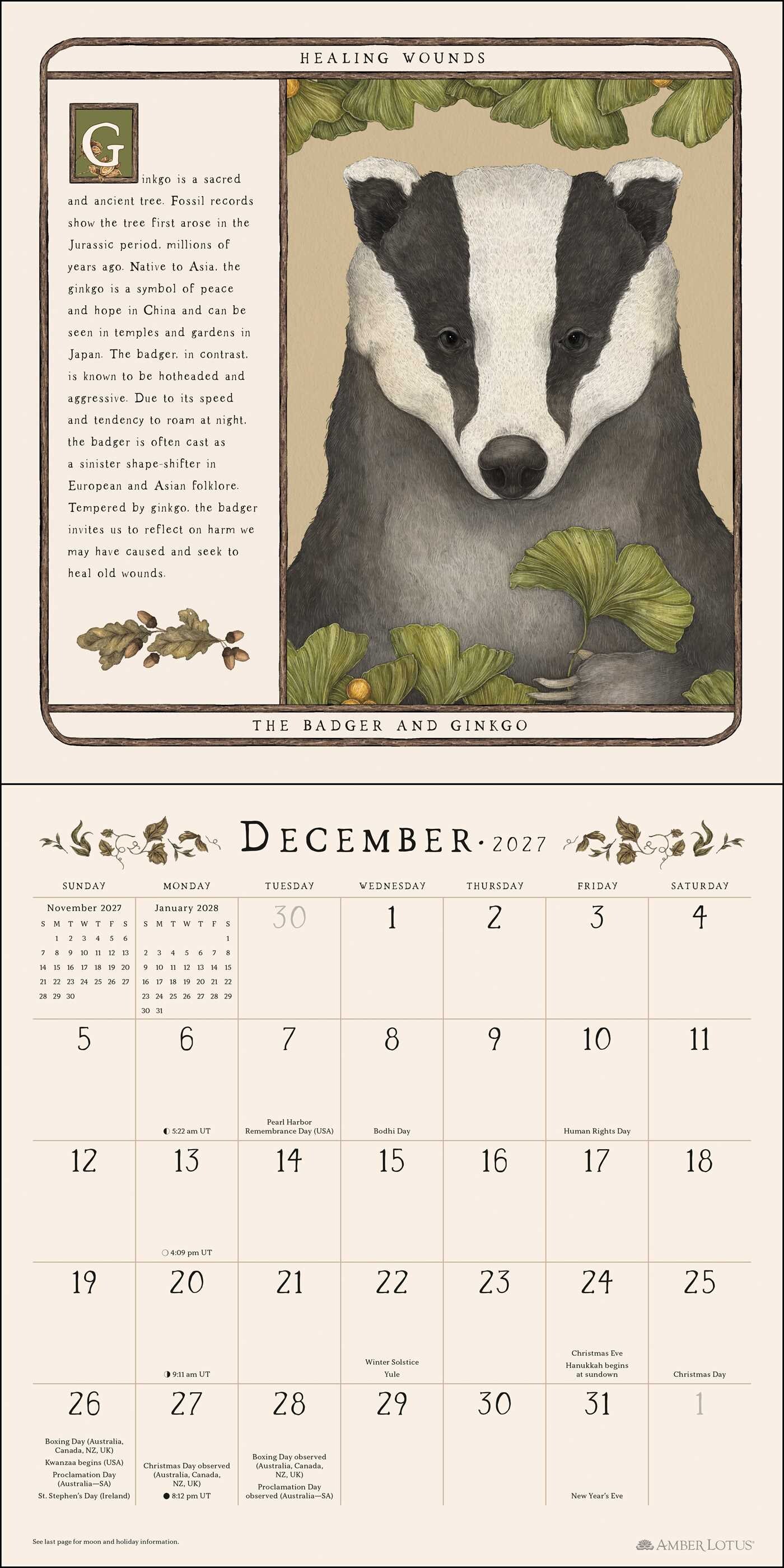 Woodland Wardens 2027 Wall Calendar