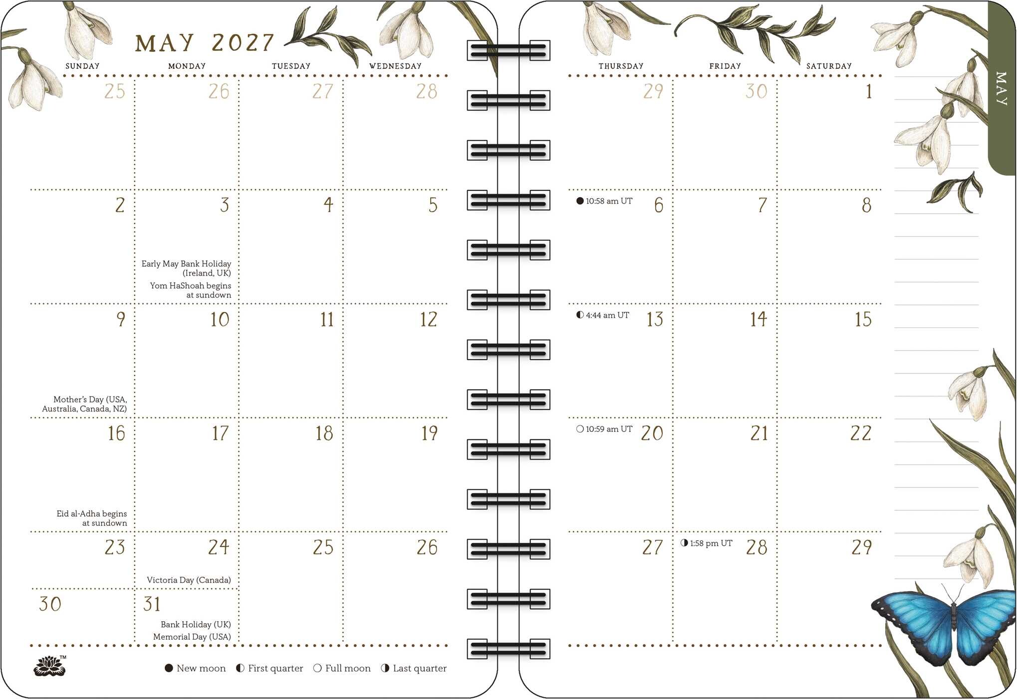 Woodland Wardens 2027 Weekly Planner