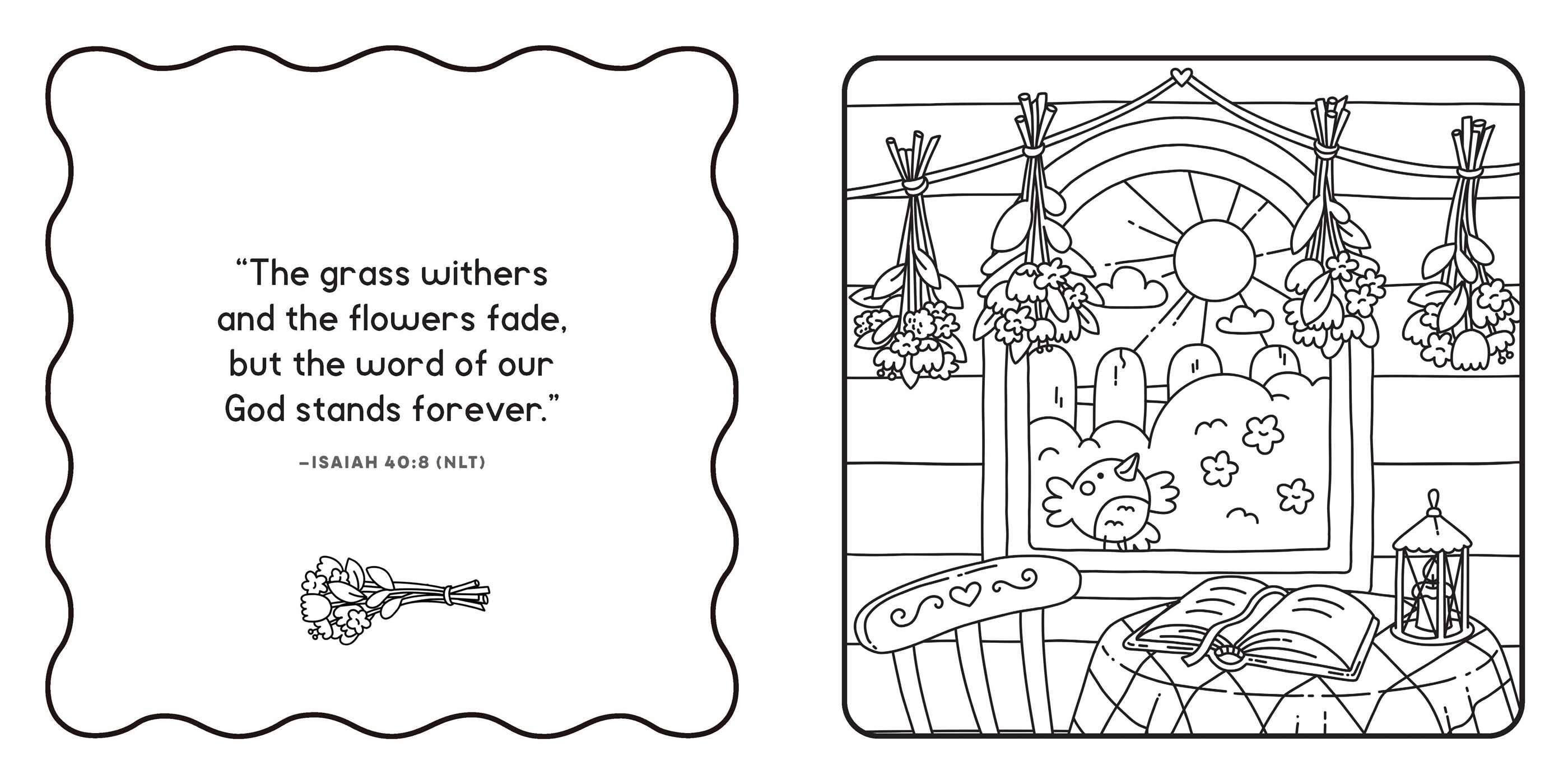 Simple Gifts Christian Coloring: Home & Heart