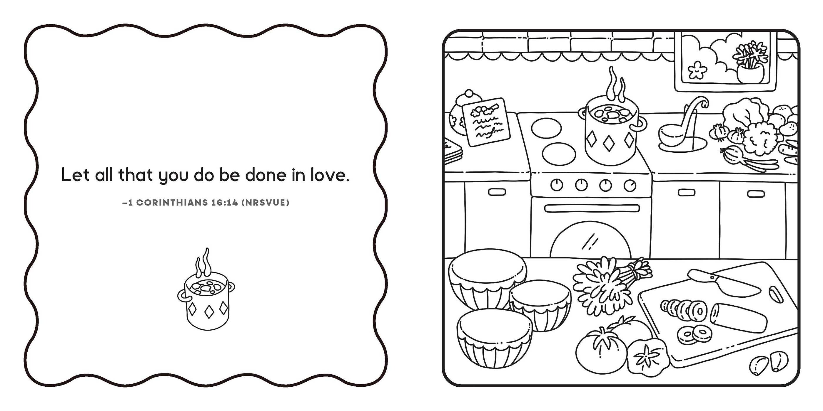 Simple Gifts Christian Coloring: Home & Heart