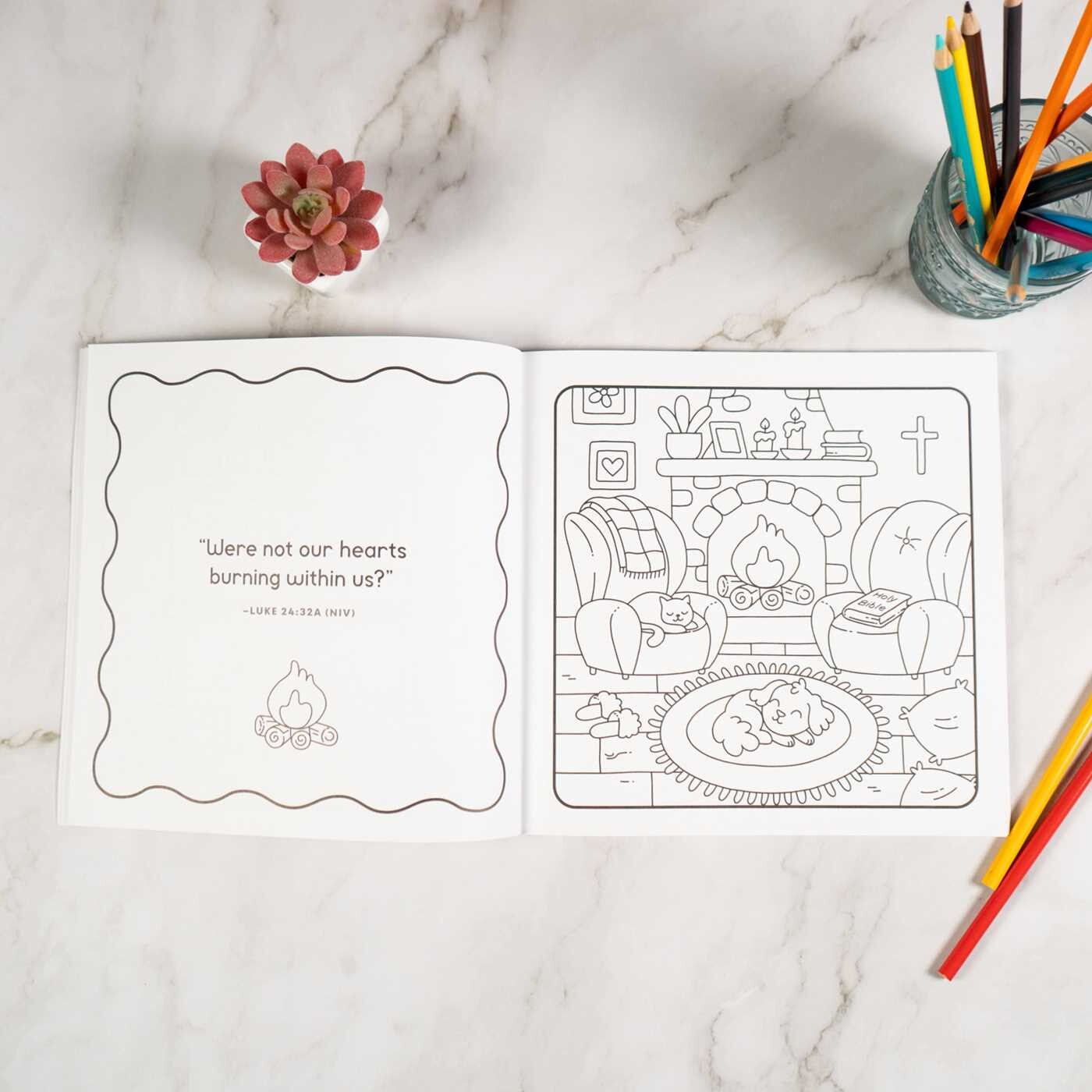 Simple Gifts Christian Coloring: Home & Heart
