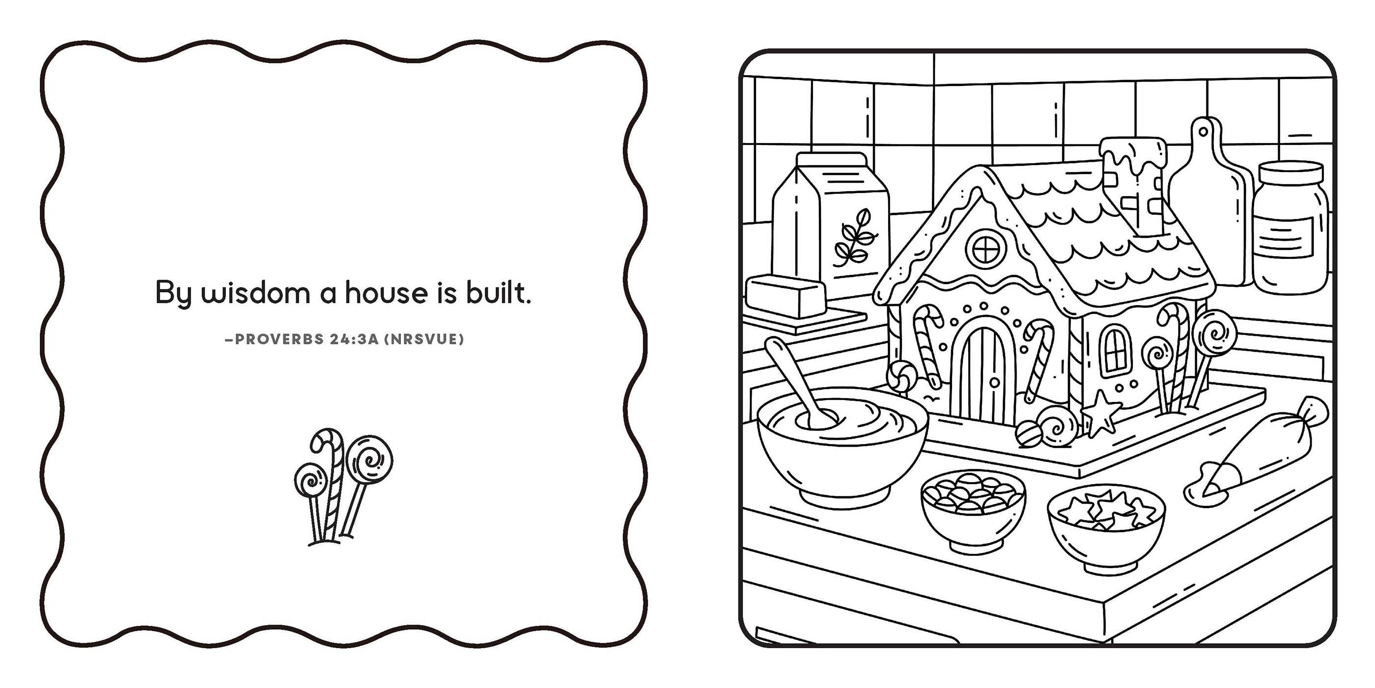 Simple Gifts Christian Coloring: Sweet Life