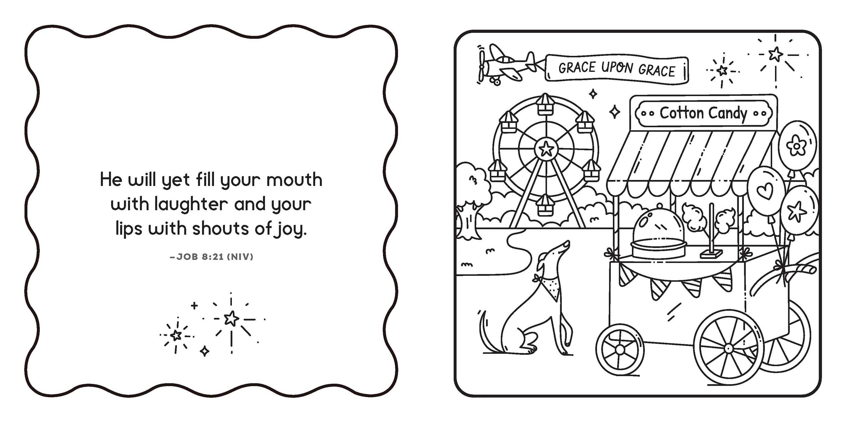 Simple Gifts Christian Coloring: Sweet Life
