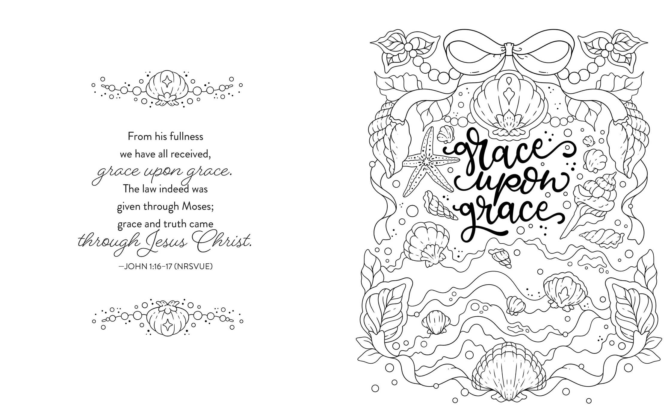 Be Still & Color Amazing Words of Grace