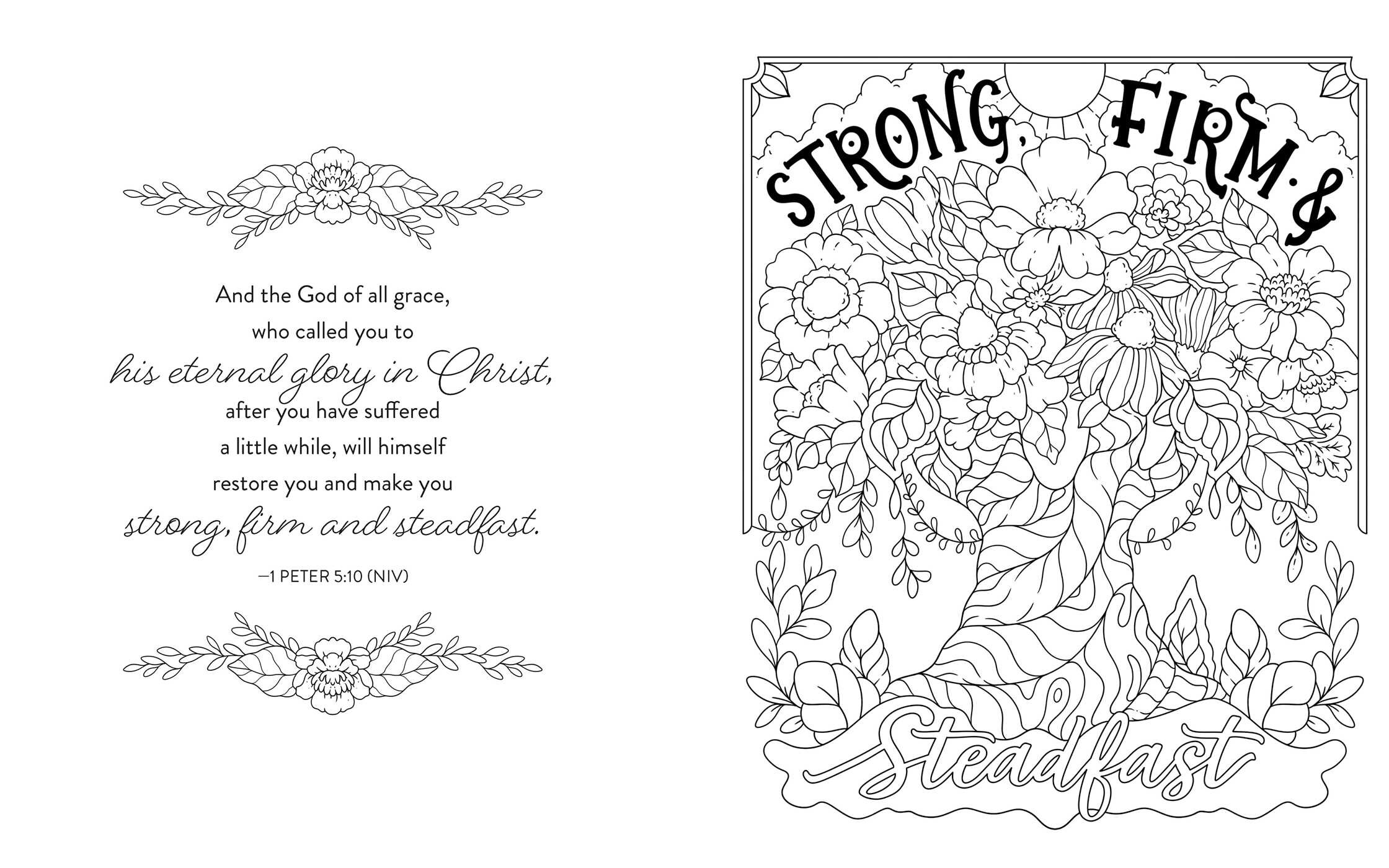 Be Still & Color Amazing Words of Grace