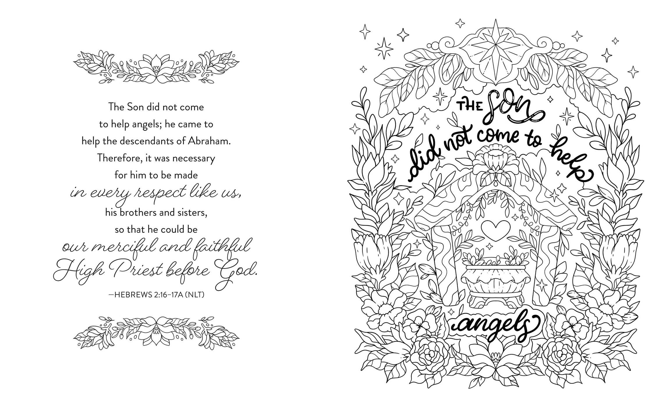 Be Still & Color Amazing Words of Grace