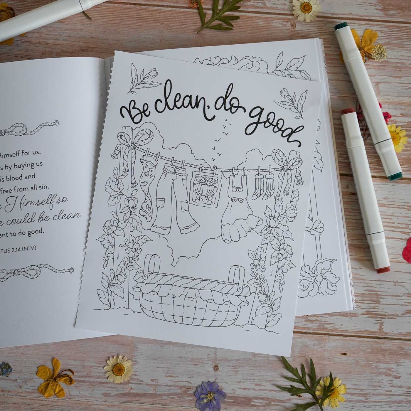 Be Still & Color Amazing Words of Grace