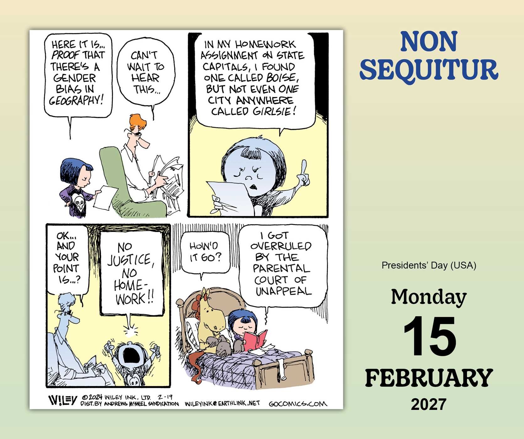 Non Sequitur 2027 Day-to-Day Calendar