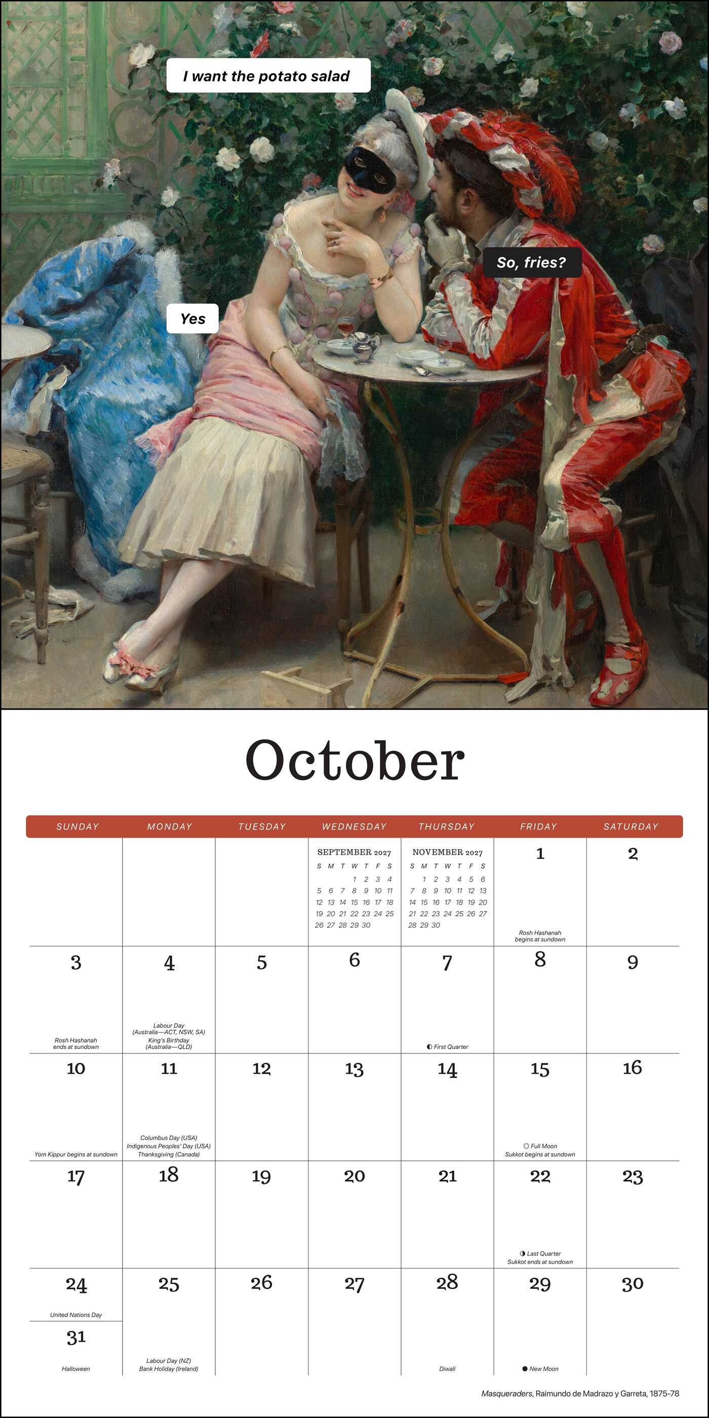 Punk History 2027 Wall Calendar