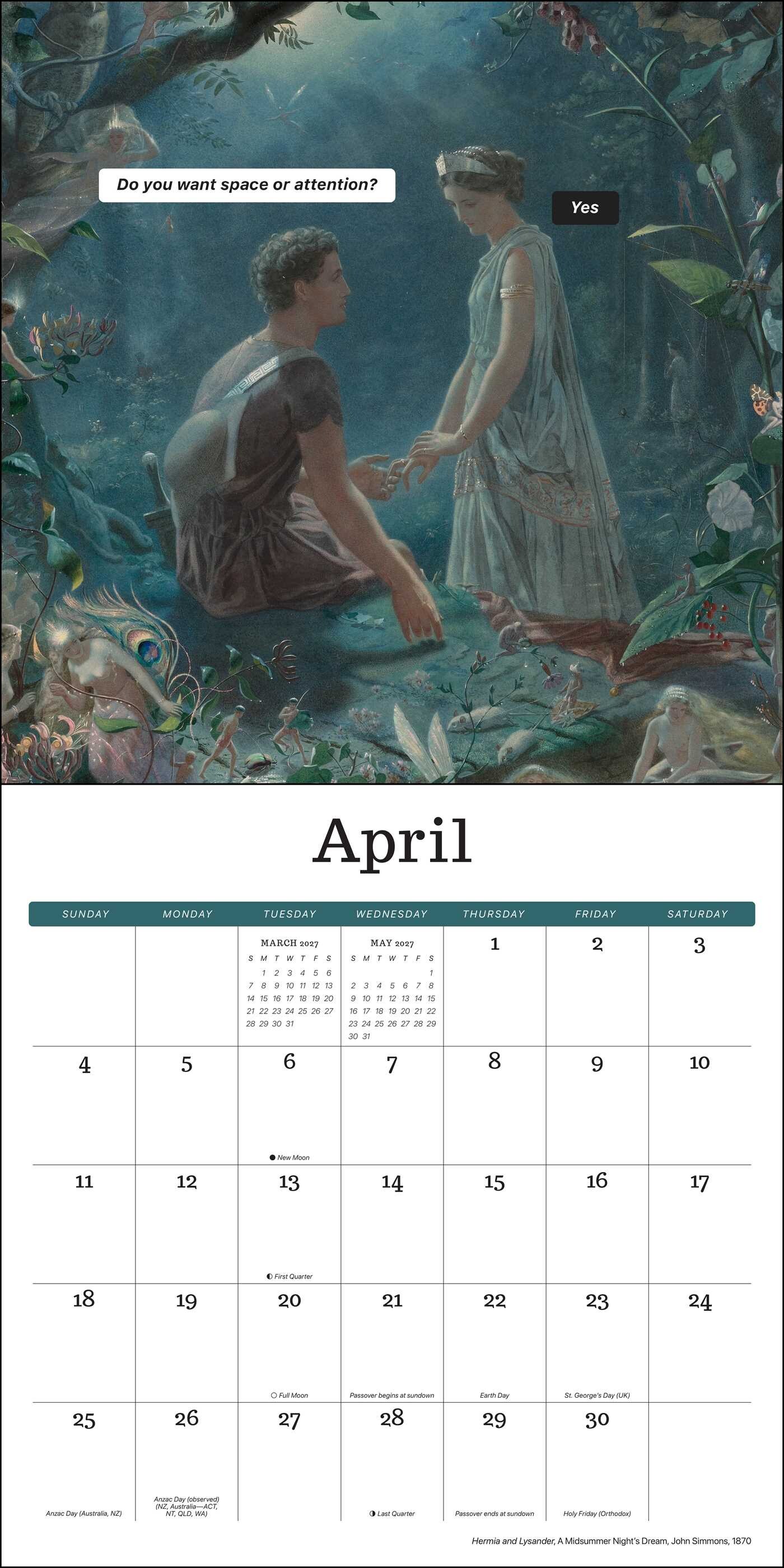 Punk History 2027 Wall Calendar