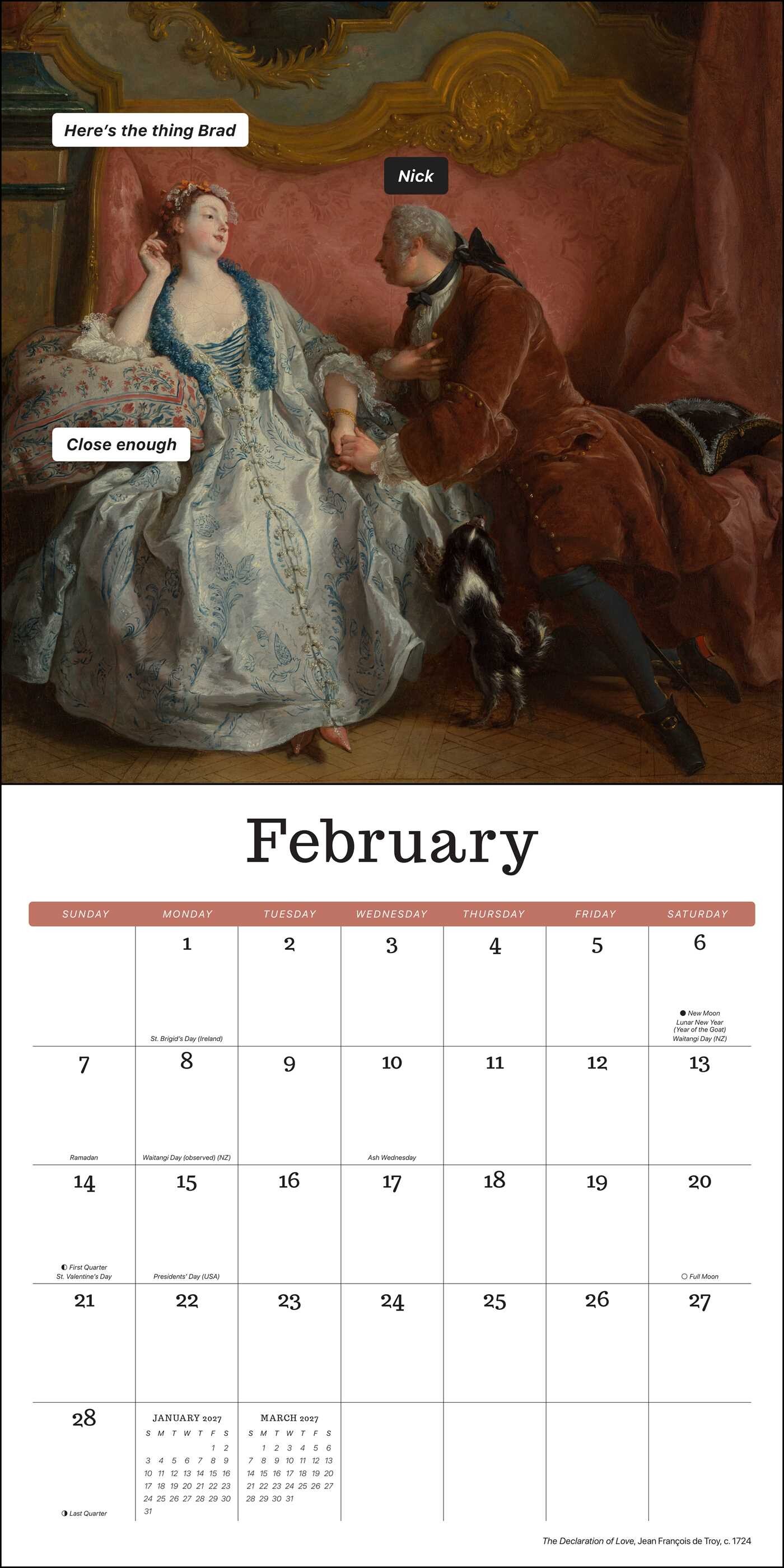 Punk History 2027 Wall Calendar
