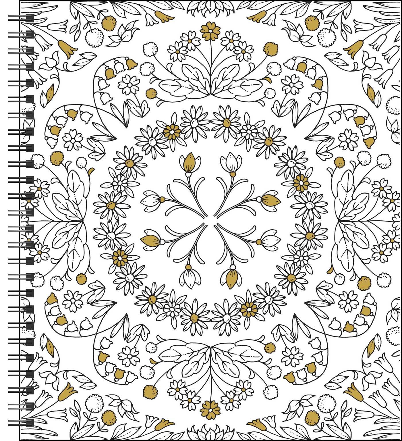 Johanna Basford 2027 Weekly Coloring Calendar