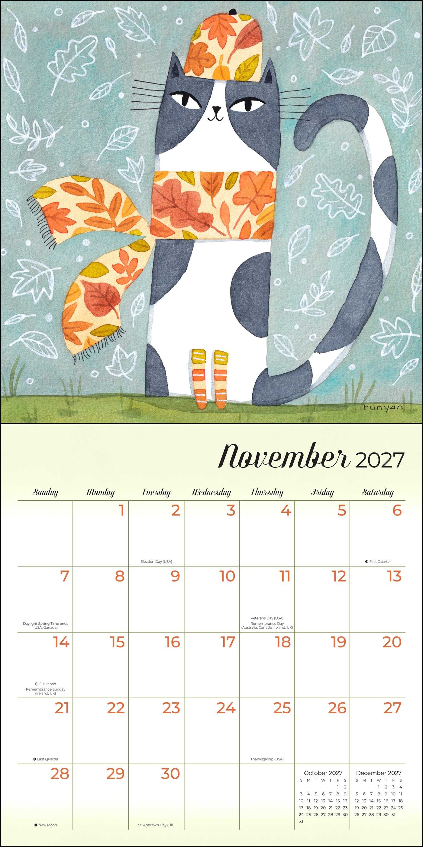 Feline 2027 Wall Calendar