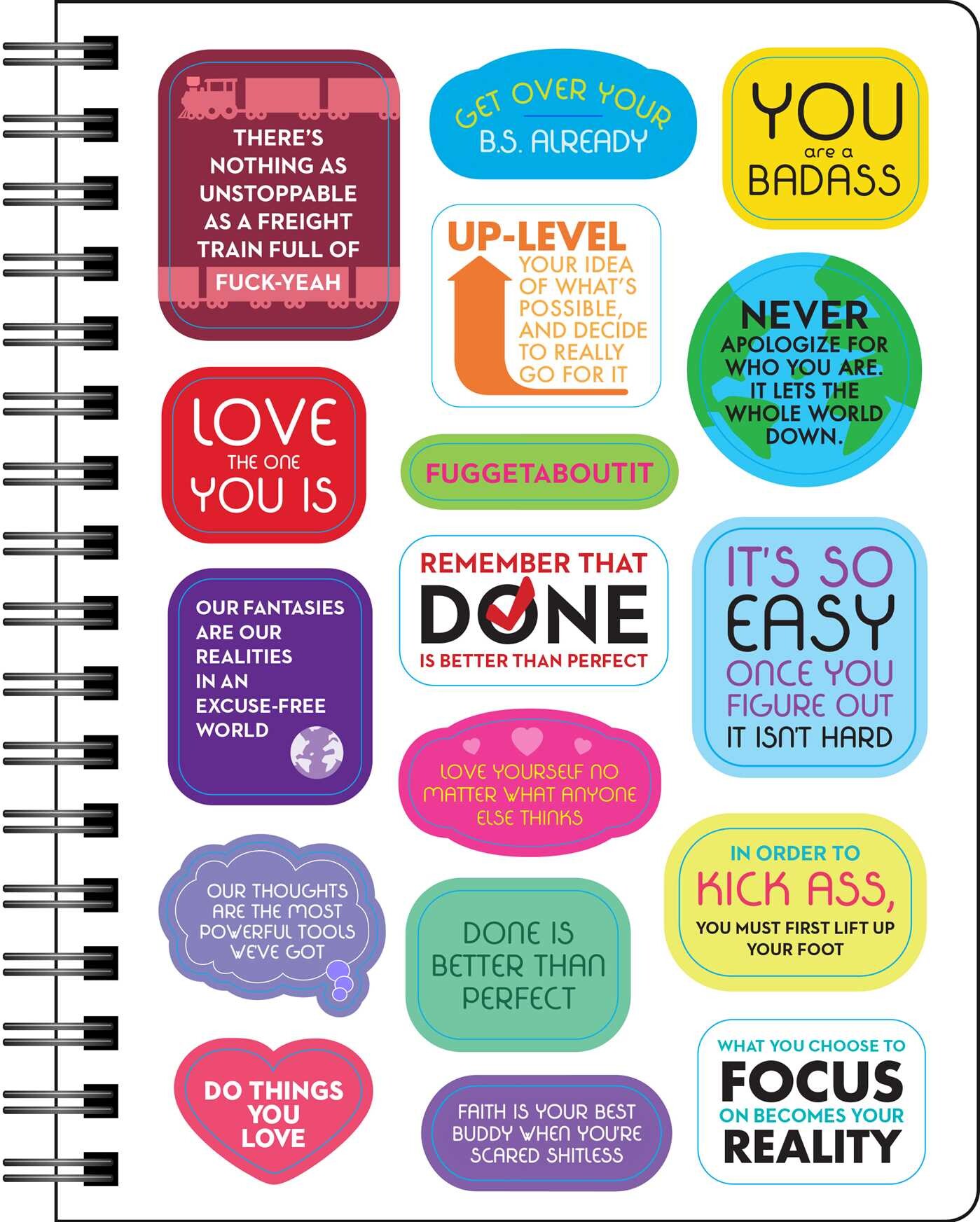 You Are a Badass Deluxe Organizer 17-Month 2026-2027 Weekly/Monthly Planner