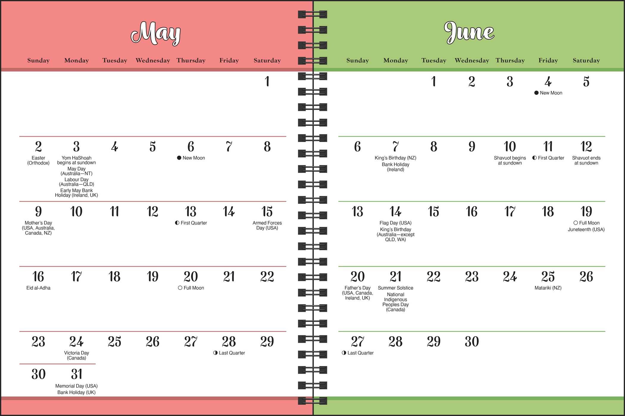Wititudes 12-Month 2027 Monthly/Weekly Planner Calendar