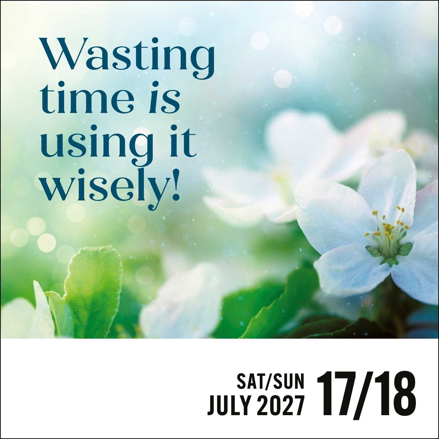 Unspirational 2027 Day-to-Day Calendar
