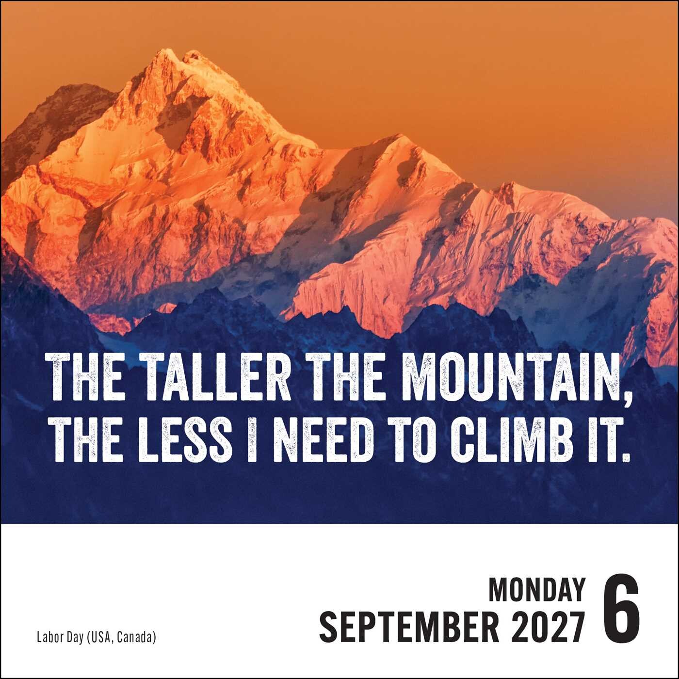 Unspirational 2027 Day-to-Day Calendar