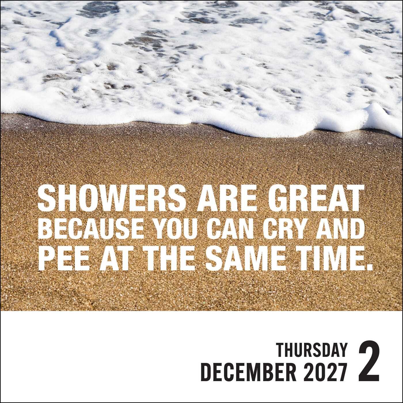 Unspirational 2027 Day-to-Day Calendar