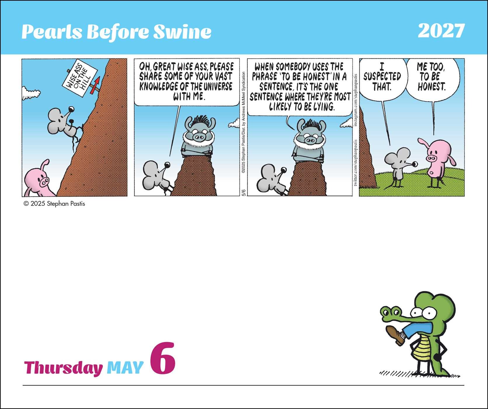 Pearls Before Swine 2027 Day-to-Day Calendar