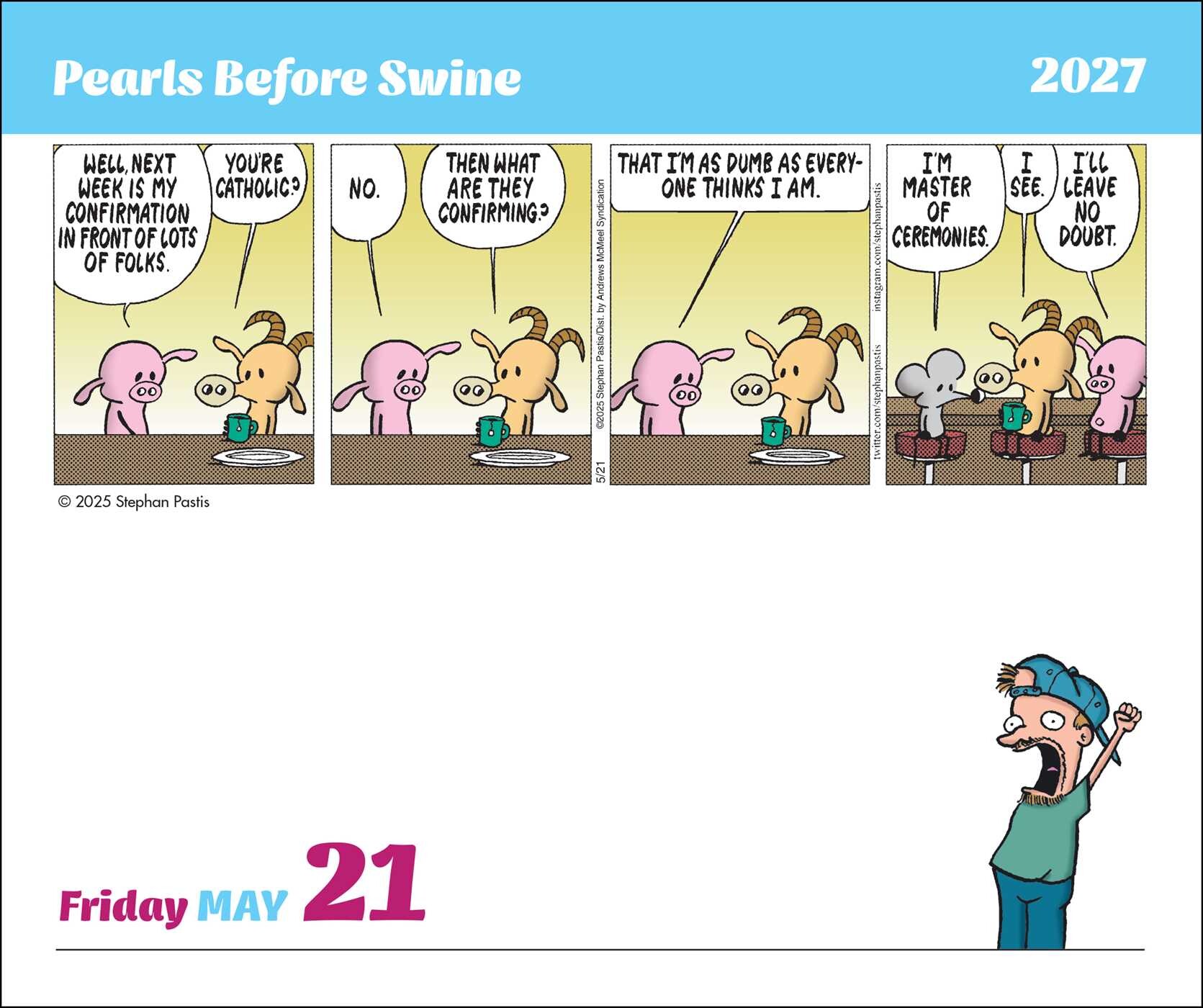Pearls Before Swine 2027 Day-to-Day Calendar