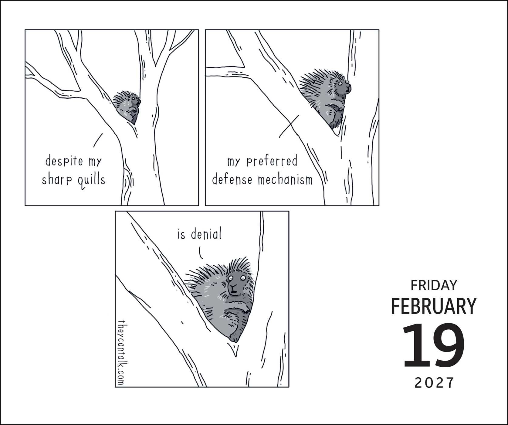 They Can Talk Comics 2027 Day-to-Day Calendar