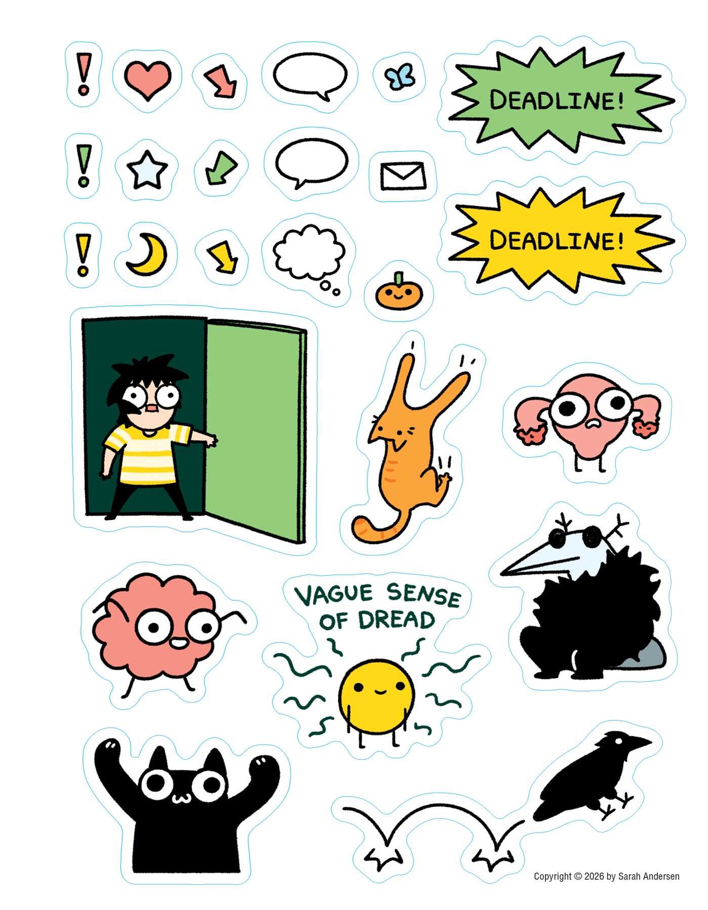 Sarah's Scribbles 2027 Monthly/Weekly Planner Calendar