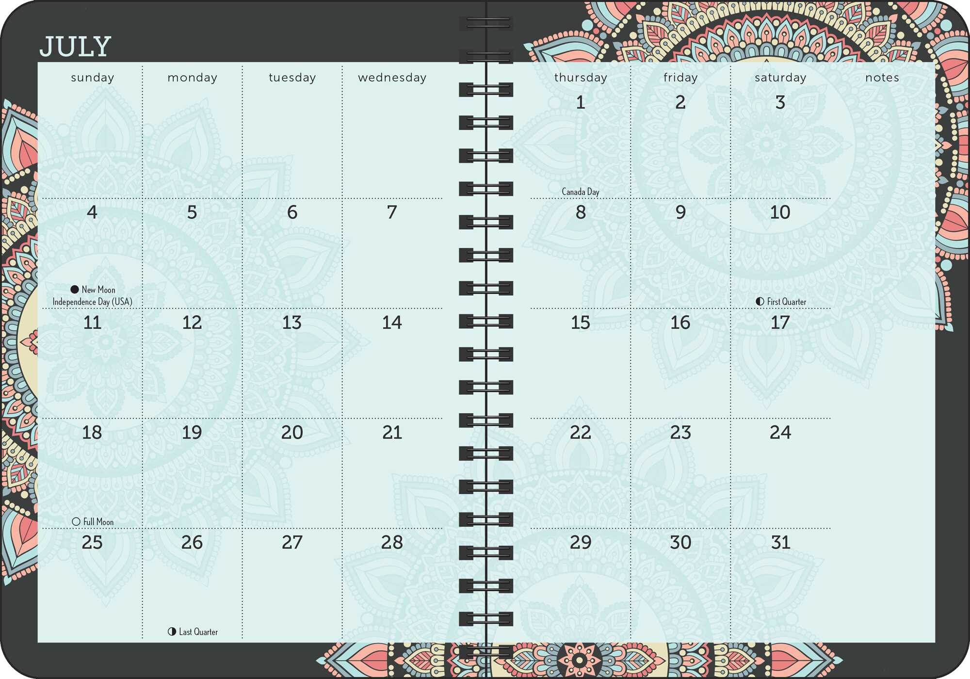 Tiny Buddha 2027 Monthly/Weekly Planner Calendar