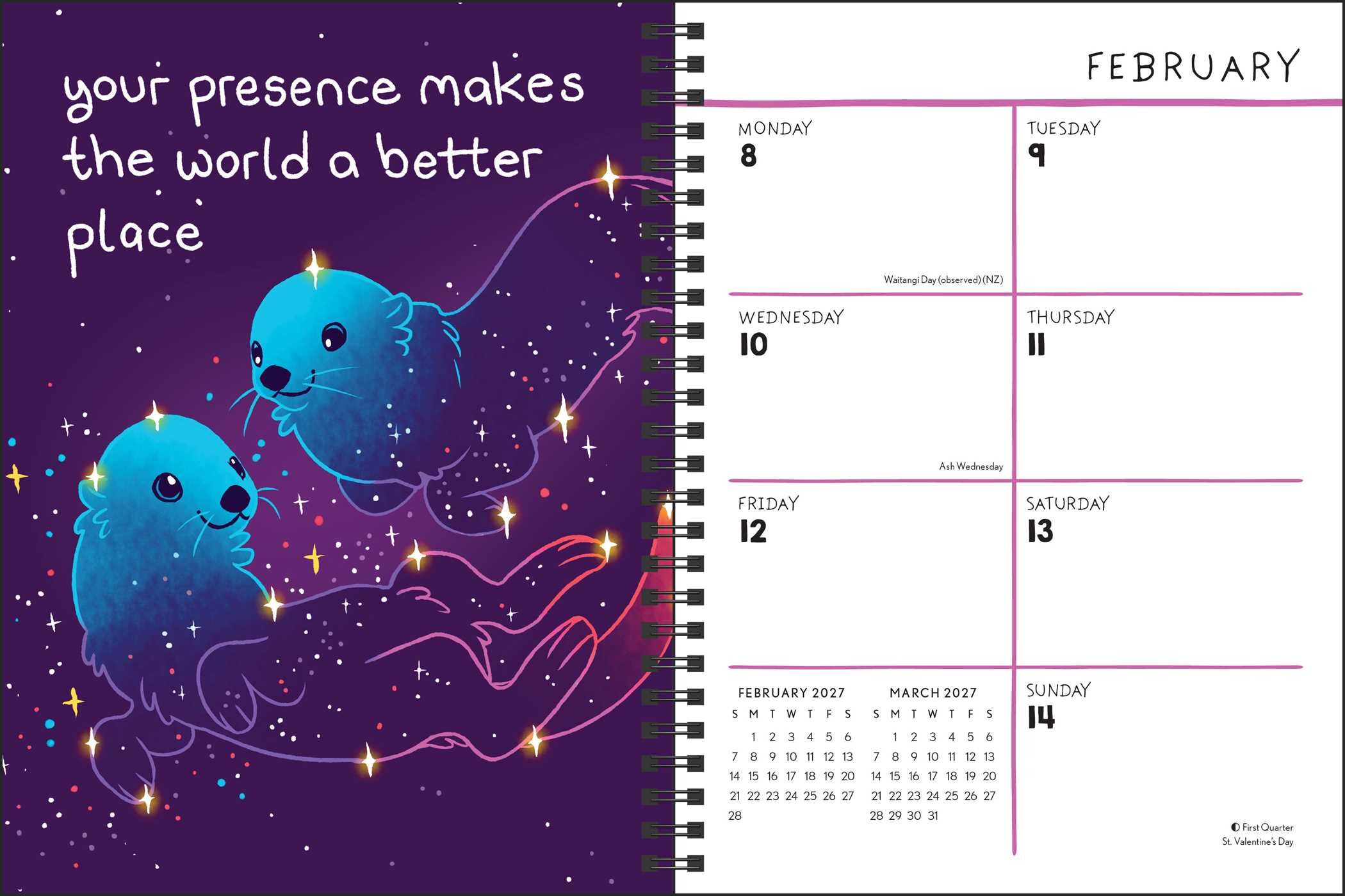 Kate Allan 2027 Weekly/Monthly Planner Calendar