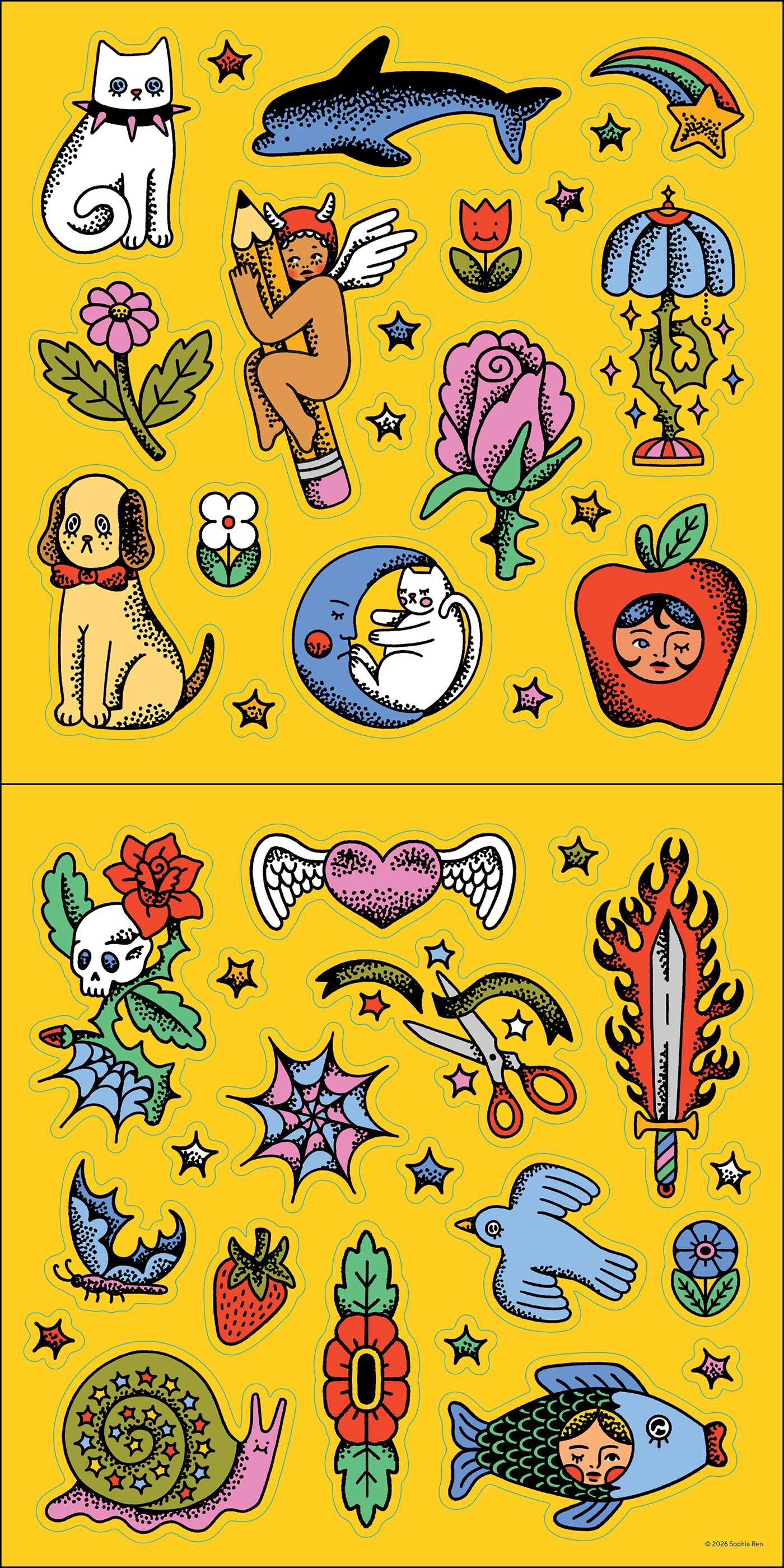 Ren-O-Graphics 2027 Wall Calendar with Stickers