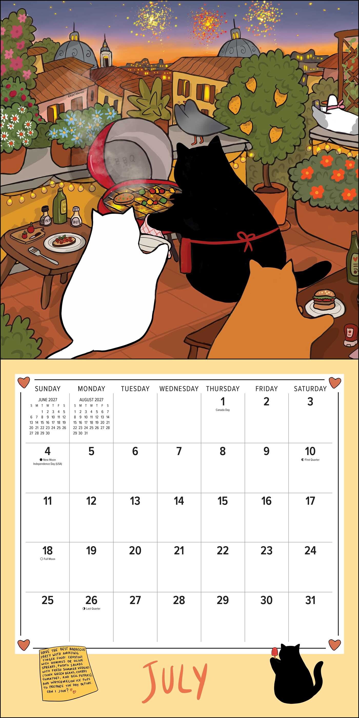 Stanis the Cat 2027 Wall Calendar