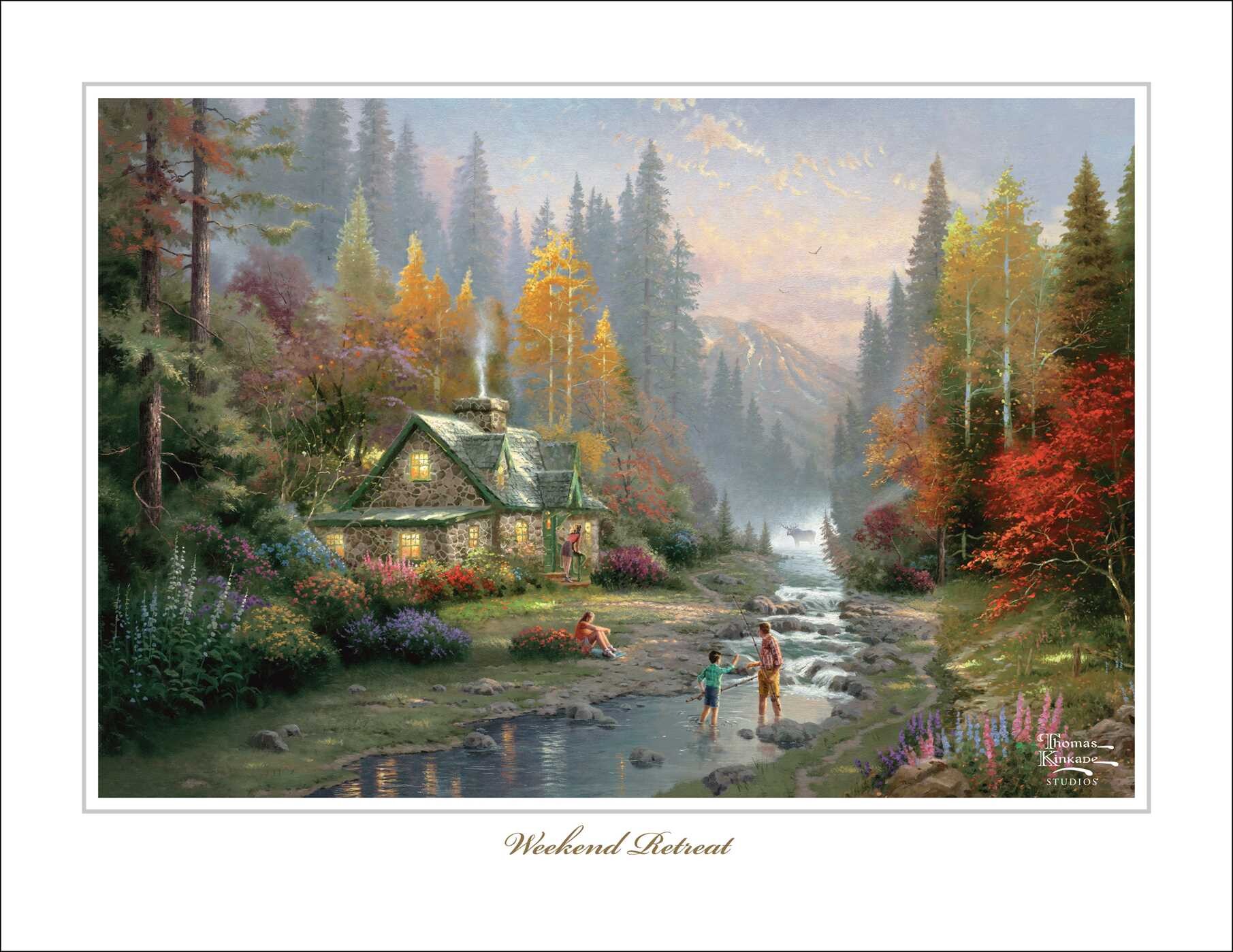 Thomas Kinkade Special Collector's Edition 2027 Deluxe Wall Calendar with Print