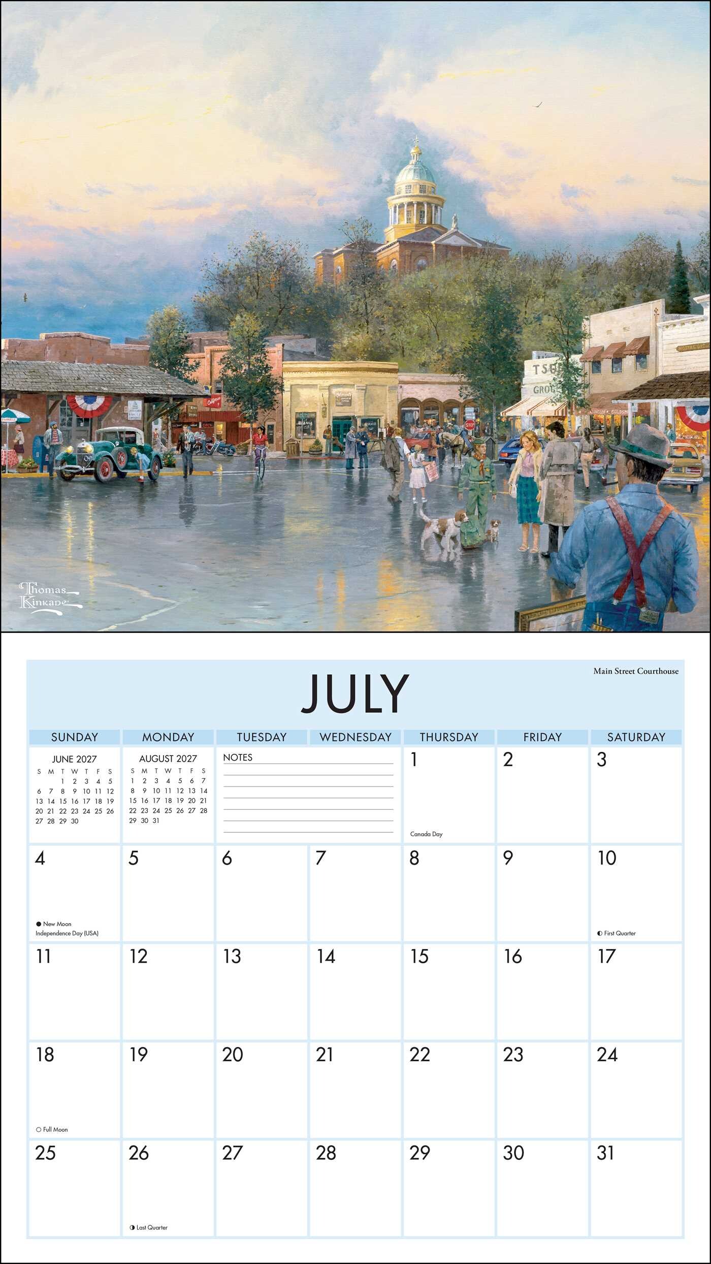 Thomas Kinkade Studios® 2027 Deluxe Wall Calendar