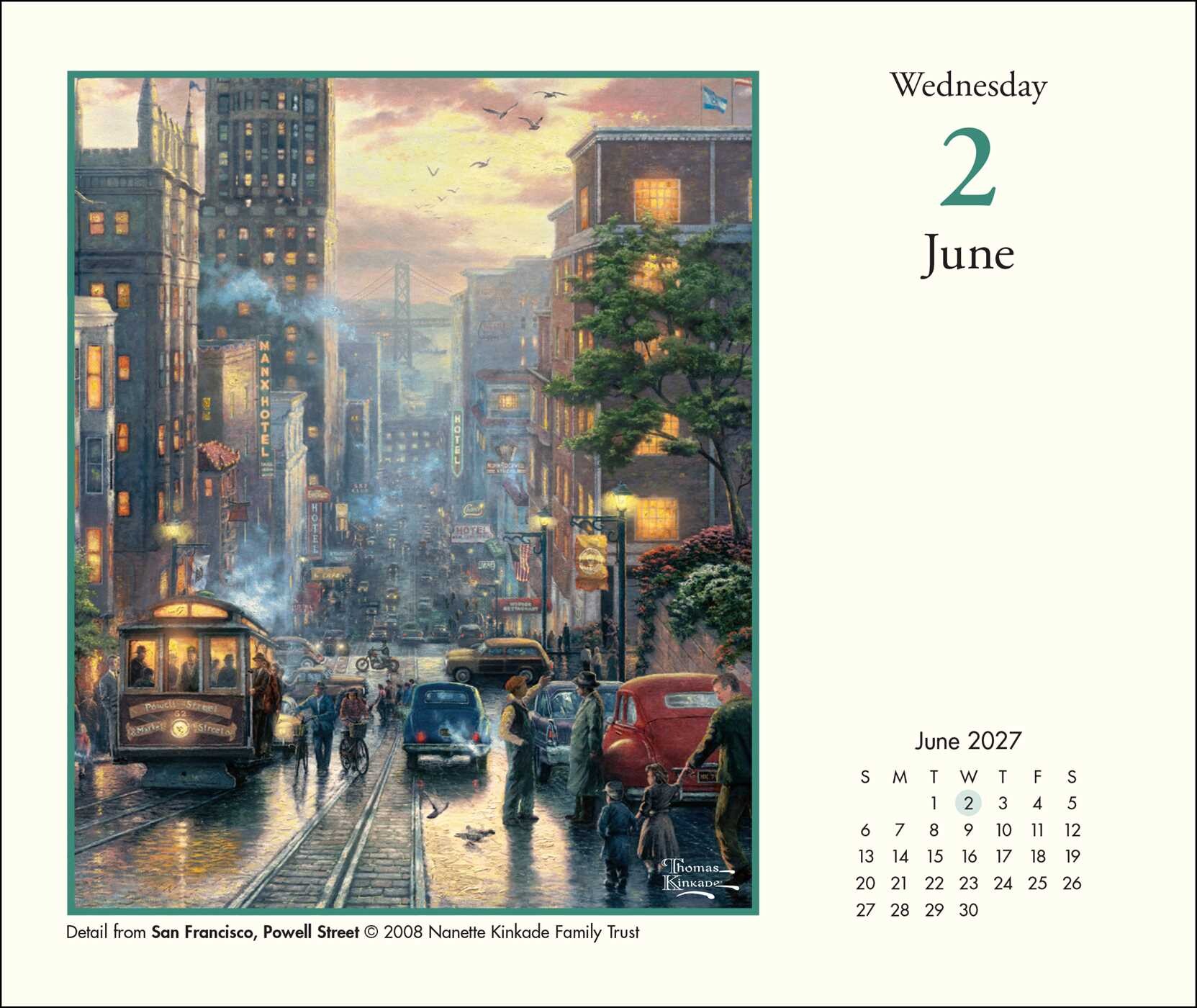 Thomas Kinkade Studios® 2027 Day-to-Day Calendar