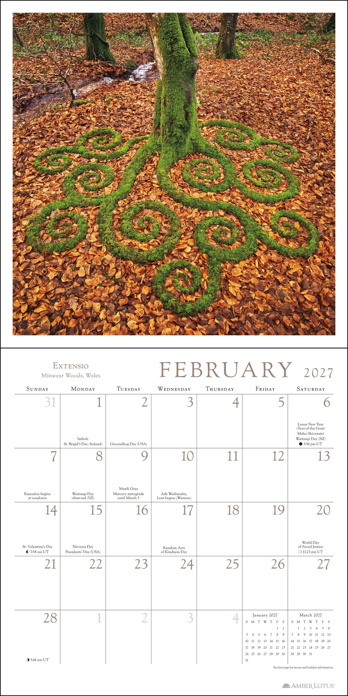 Sculpt the World 2027 Wall Calendar