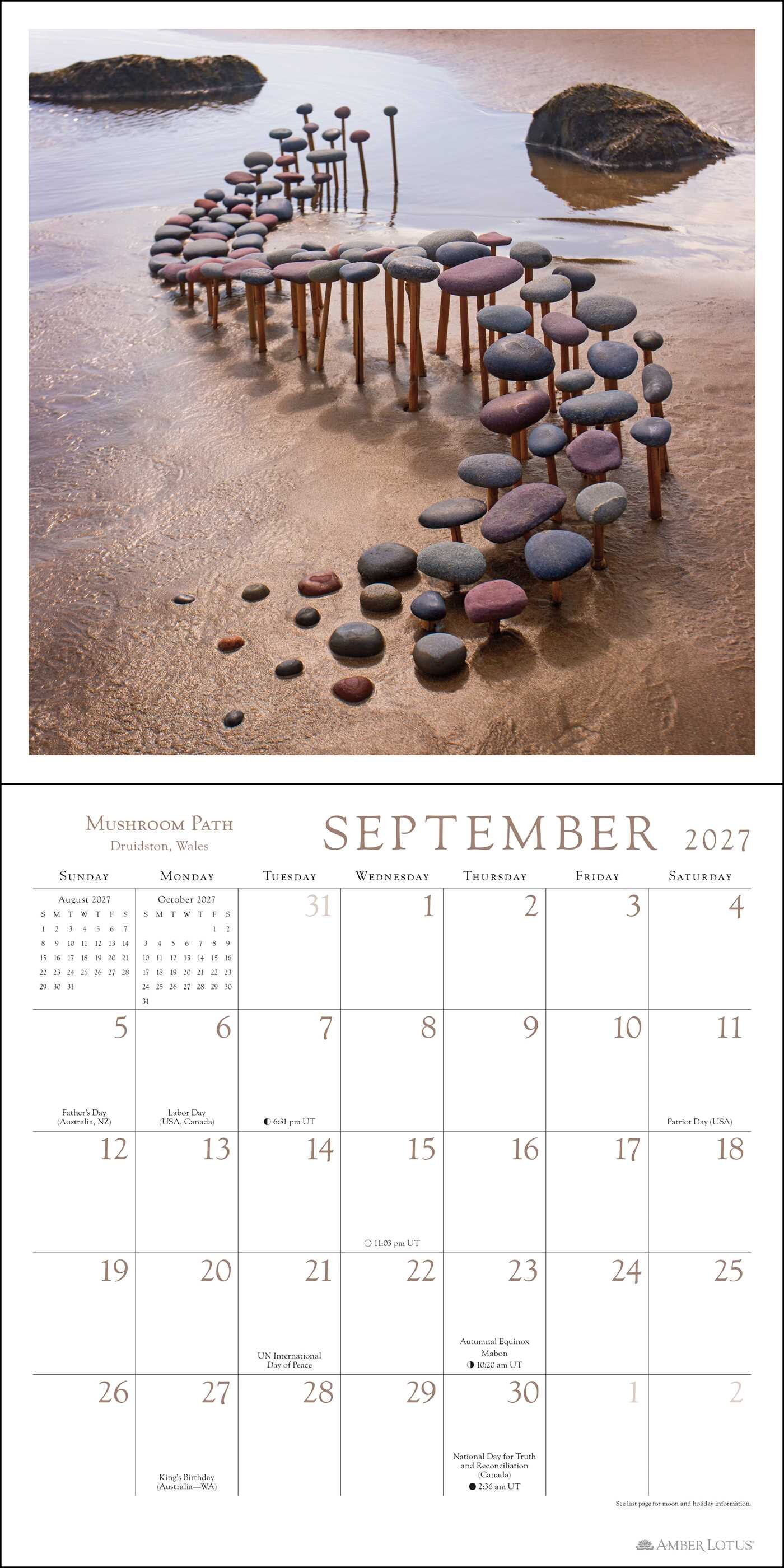 Sculpt the World 2027 Wall Calendar