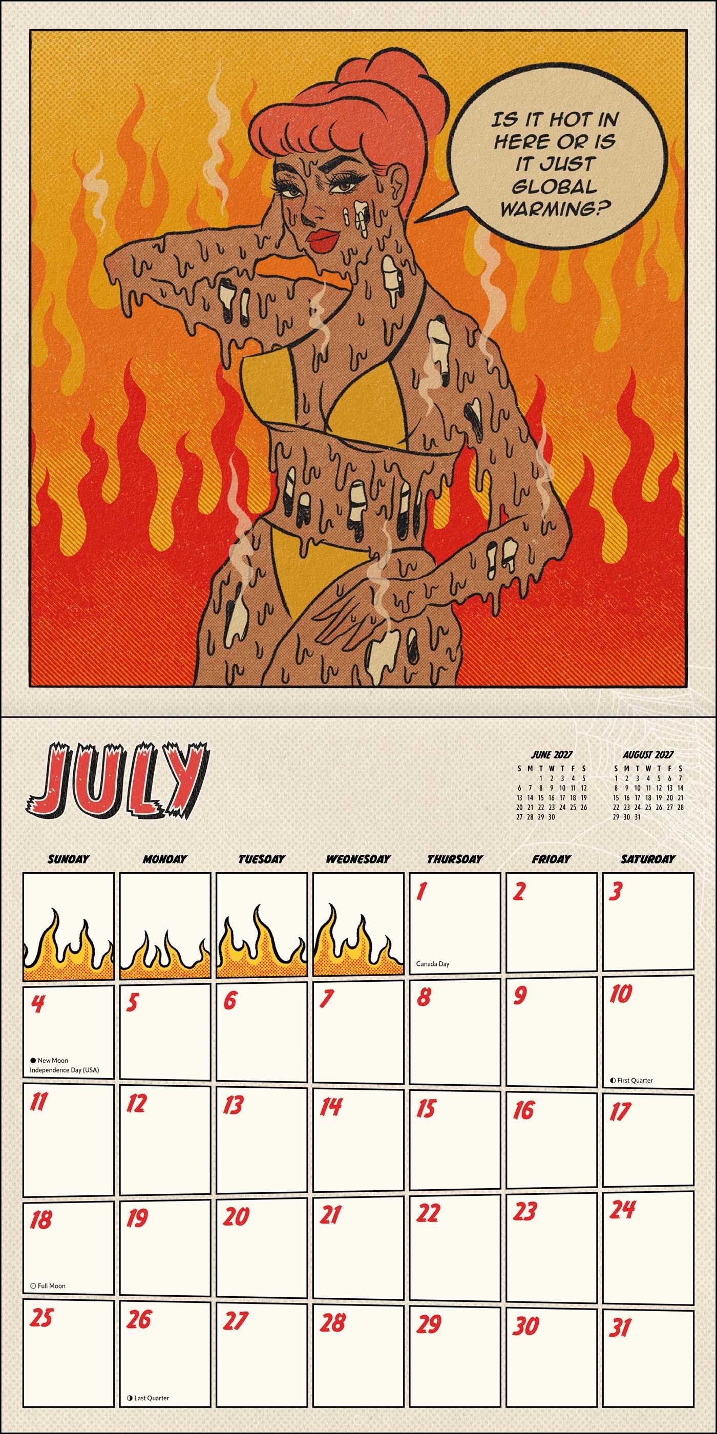 Tragic Girls 2027 Wall Calendar