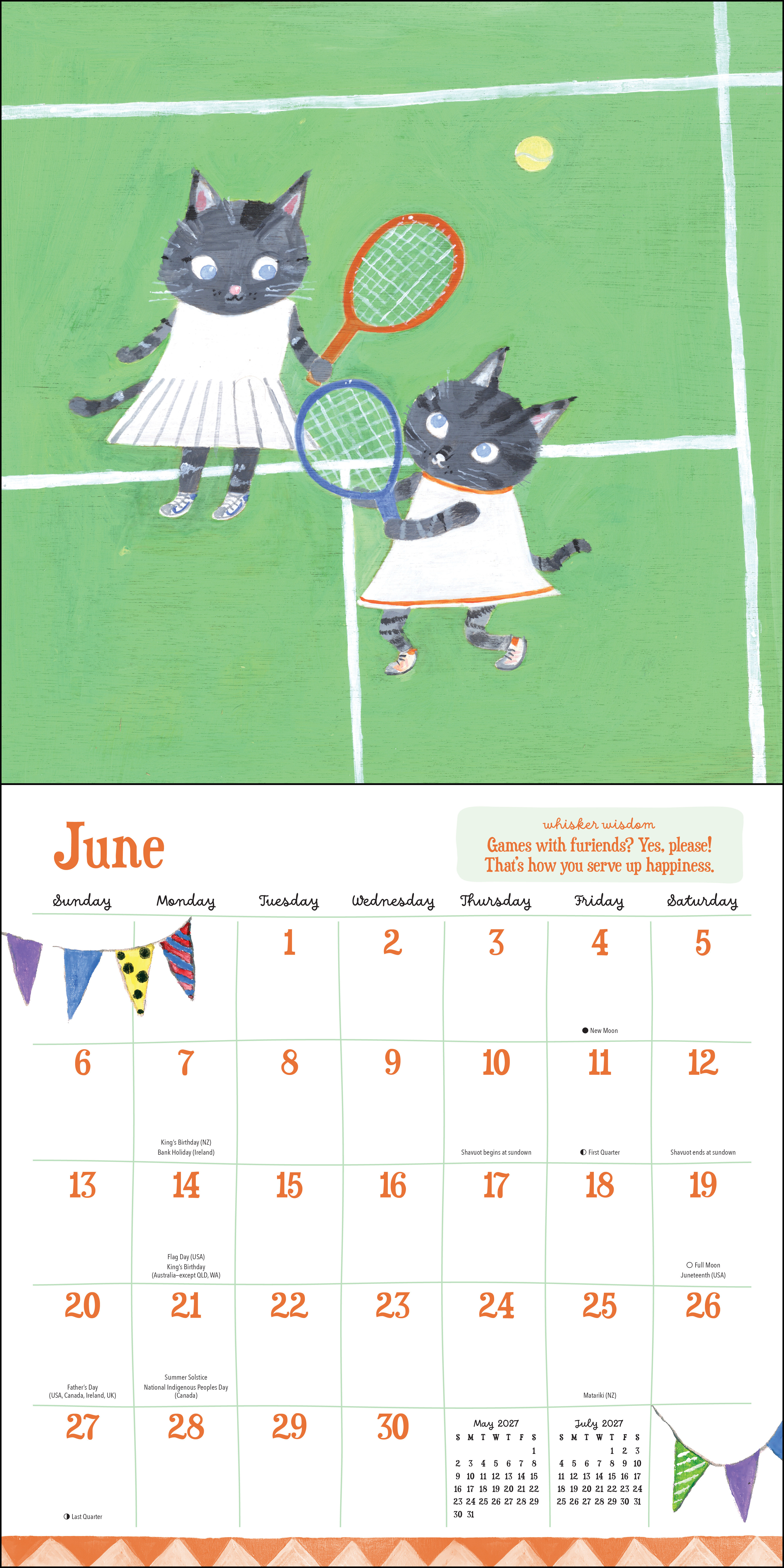 Sally Welchman 2027 Wall Calendar