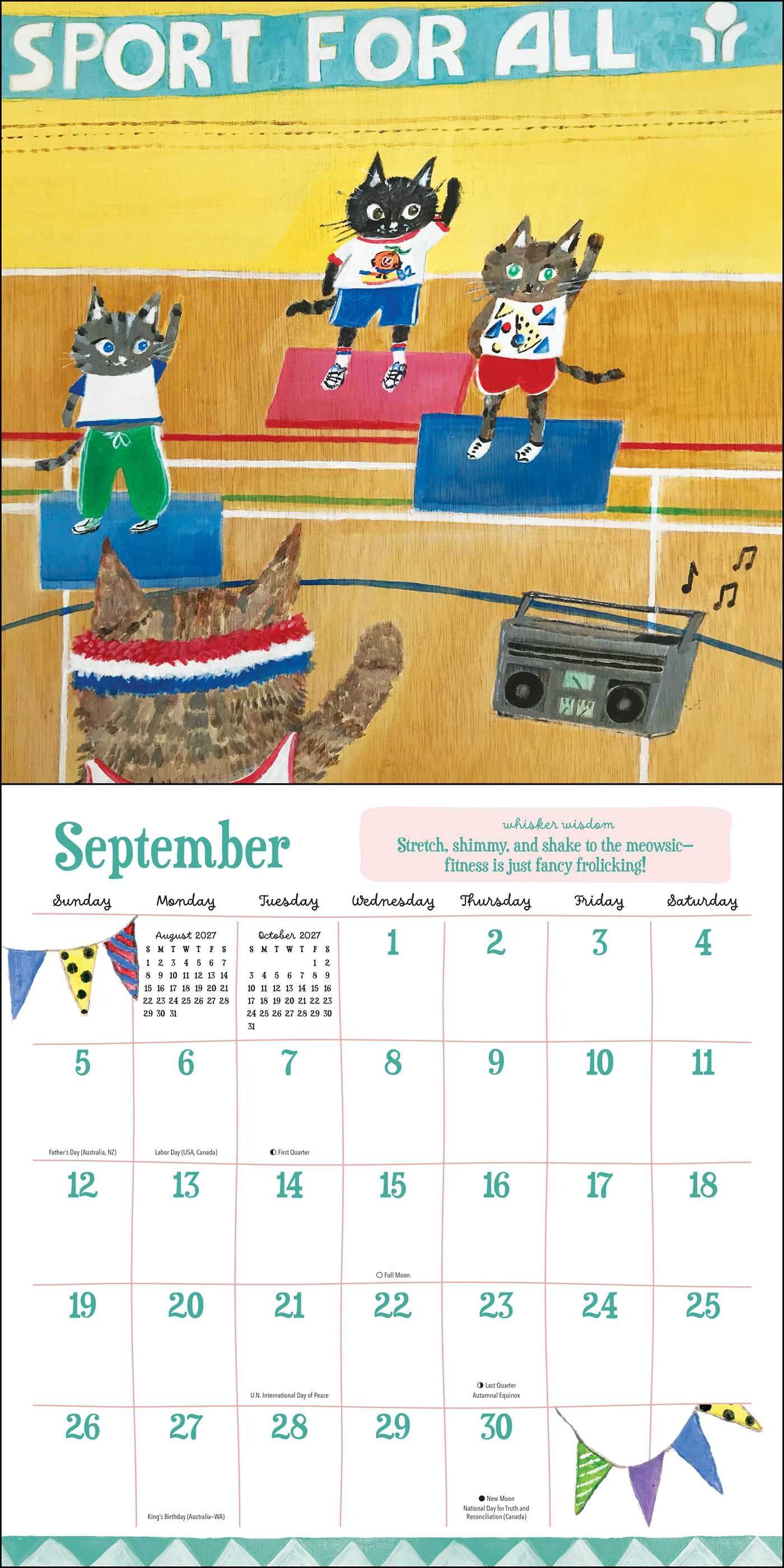 Sally Welchman 2027 Wall Calendar