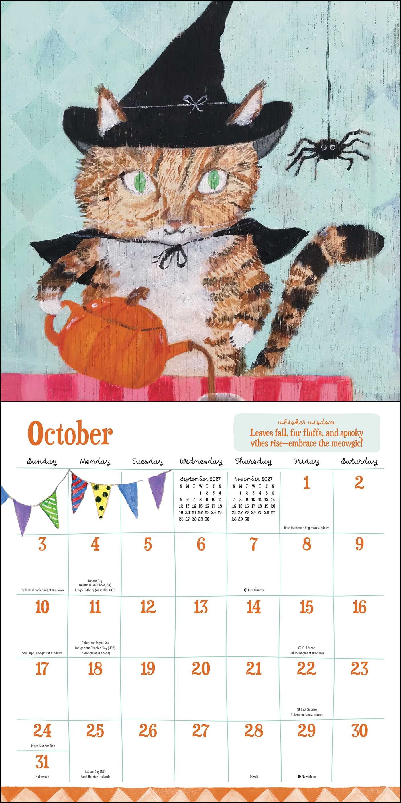 Sally Welchman 2027 Wall Calendar