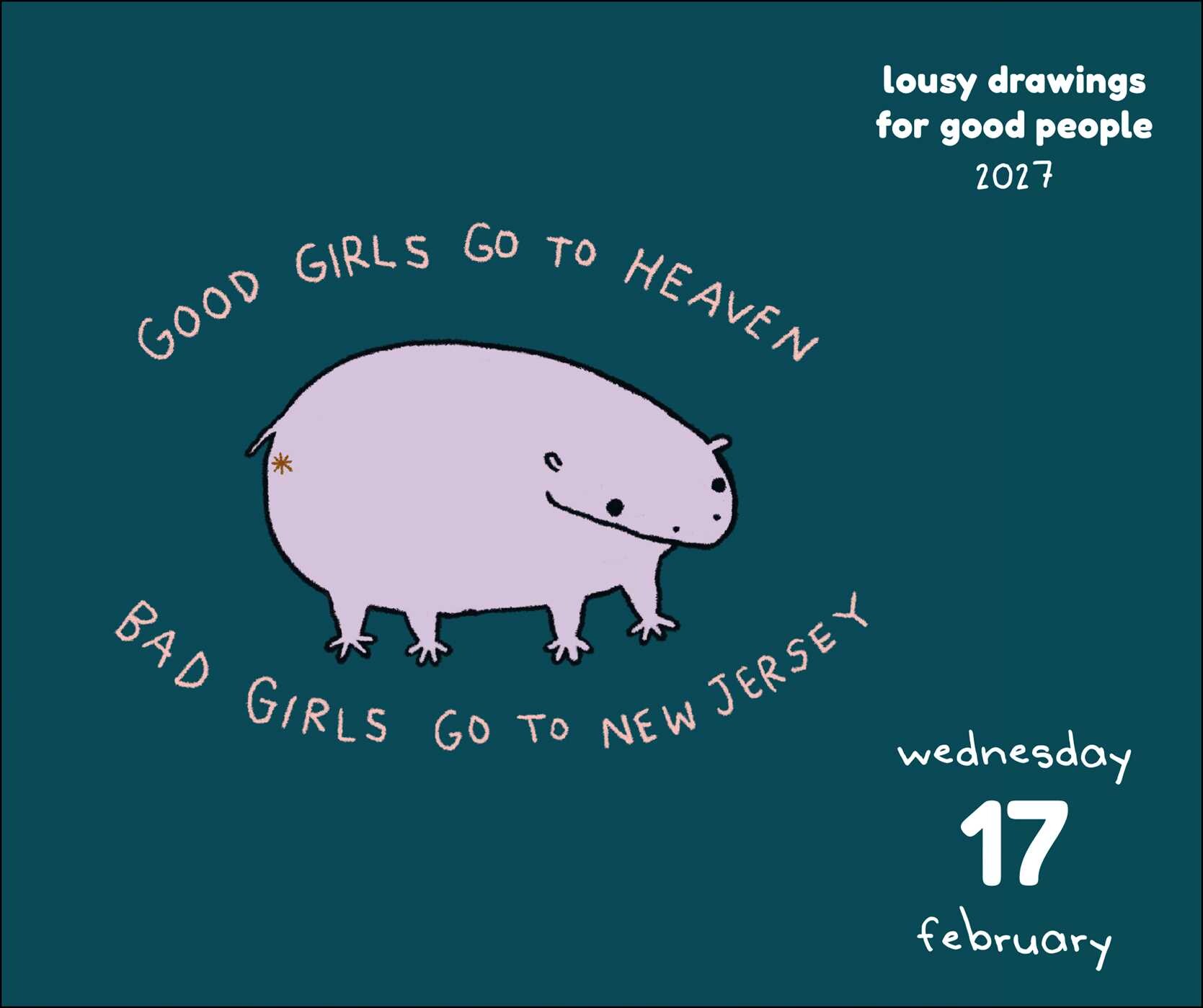 Lousy Drawings for Good People 2027 Day-to-Day Calendar