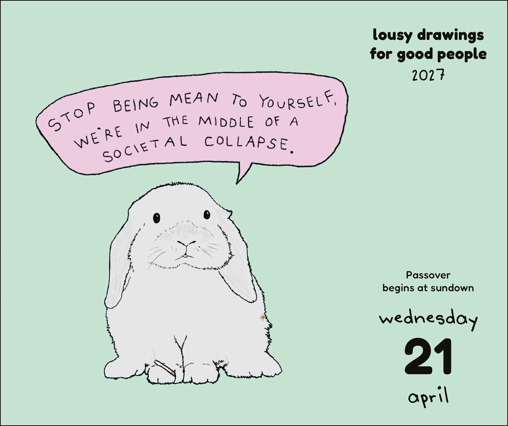 Lousy Drawings for Good People 2027 Day-to-Day Calendar
