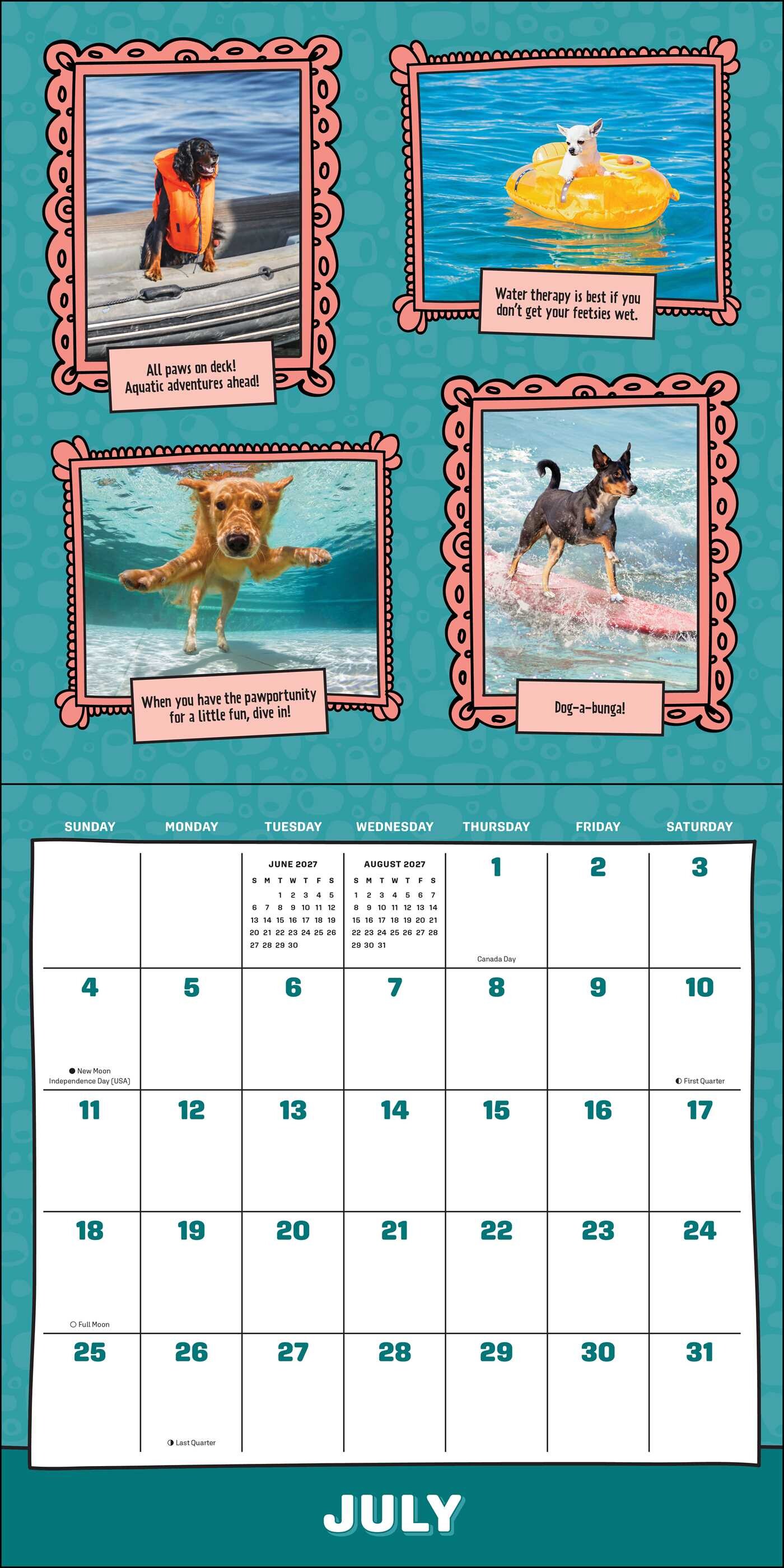 Dogs Are Cheaper Than Therapy 2027 Wall Calendar