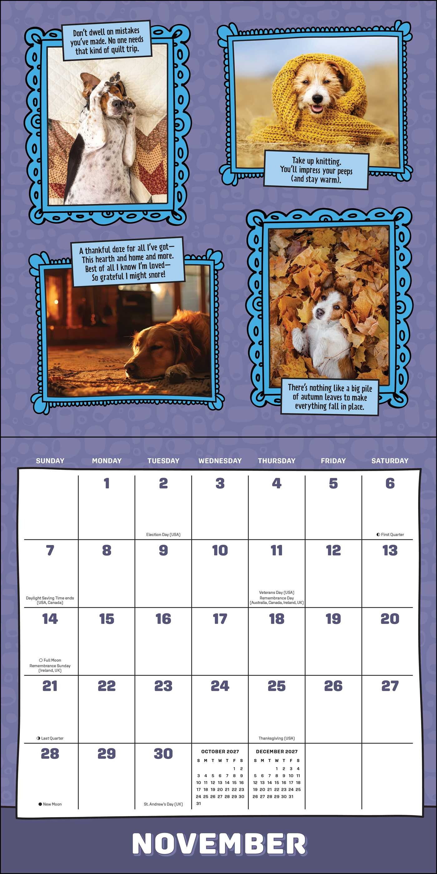 Dogs Are Cheaper Than Therapy 2027 Wall Calendar