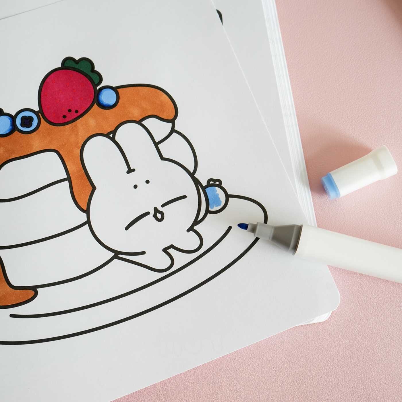 Pocket Peaches Sweet & Simple Coloring Book