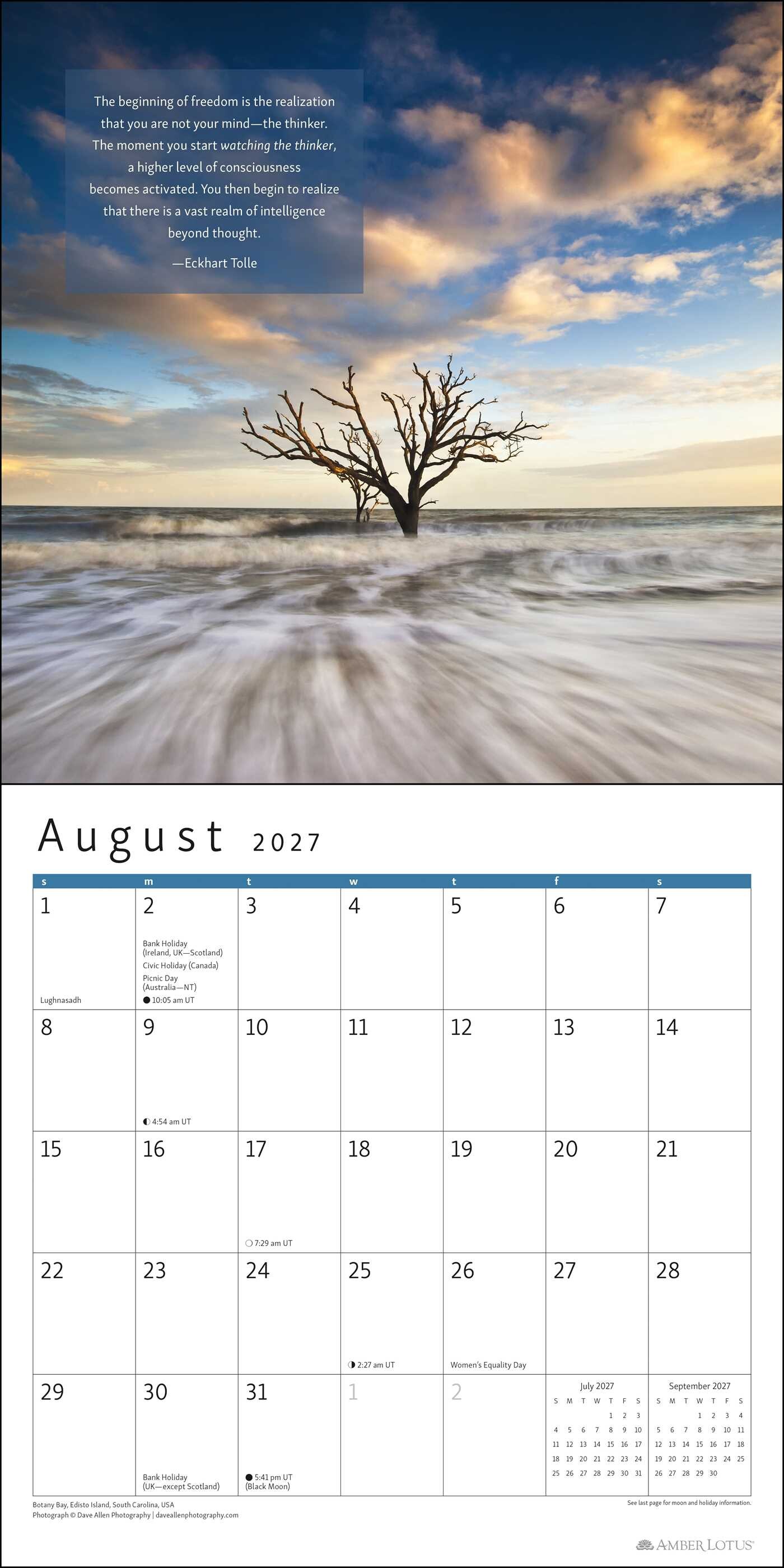 Power of Now 2027 Wall Calendar