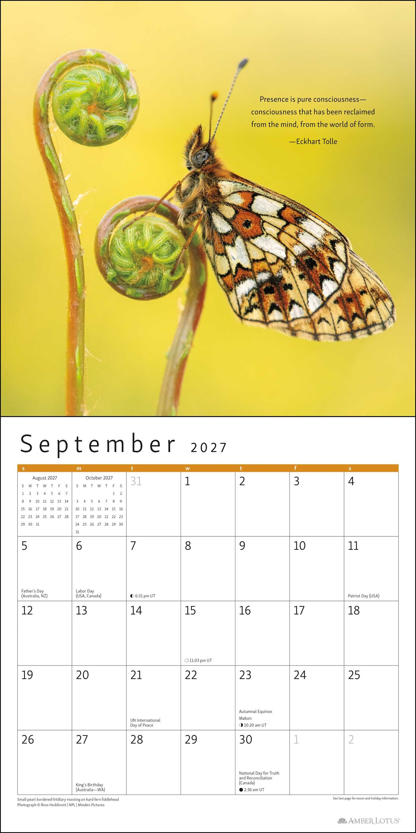 Power of Now 2027 Wall Calendar