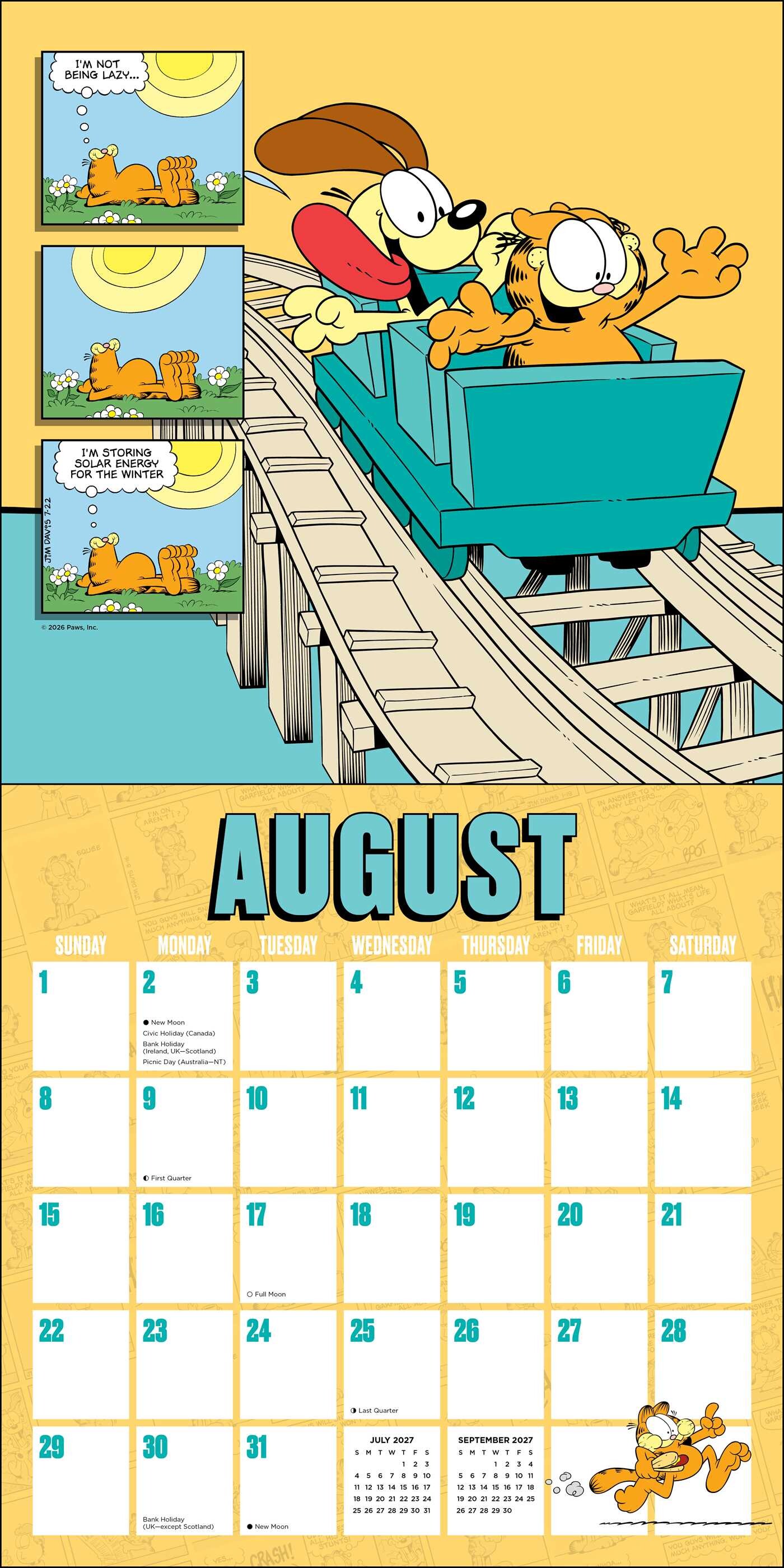 Garfield 2027 Wall Calendar